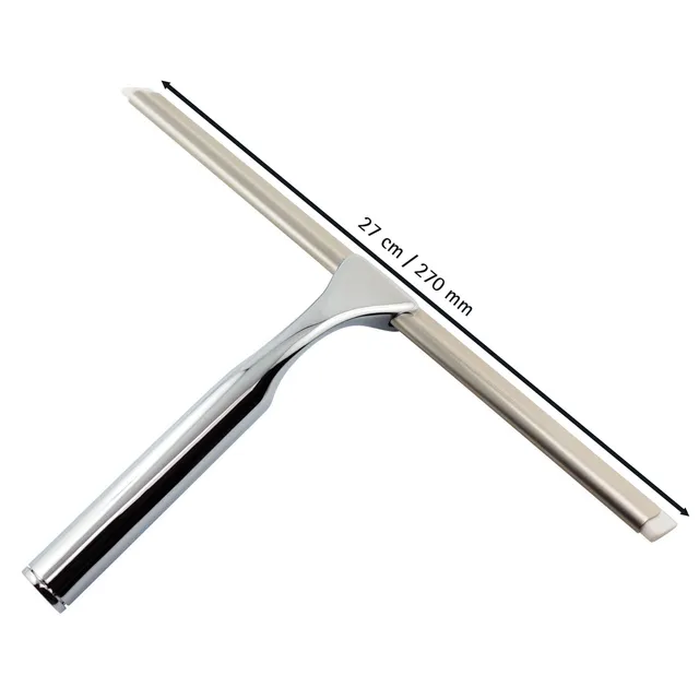 schulte-raclette-de-douche-laiton-chrom-27-5cm-inoxydable image 1