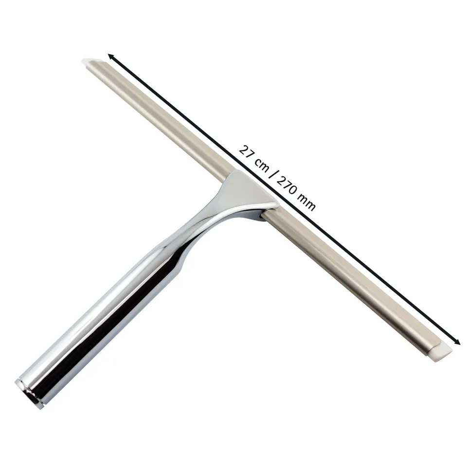 schulte-raclette-de-douche-laiton-chrom-27-5cm-inoxydable image 1