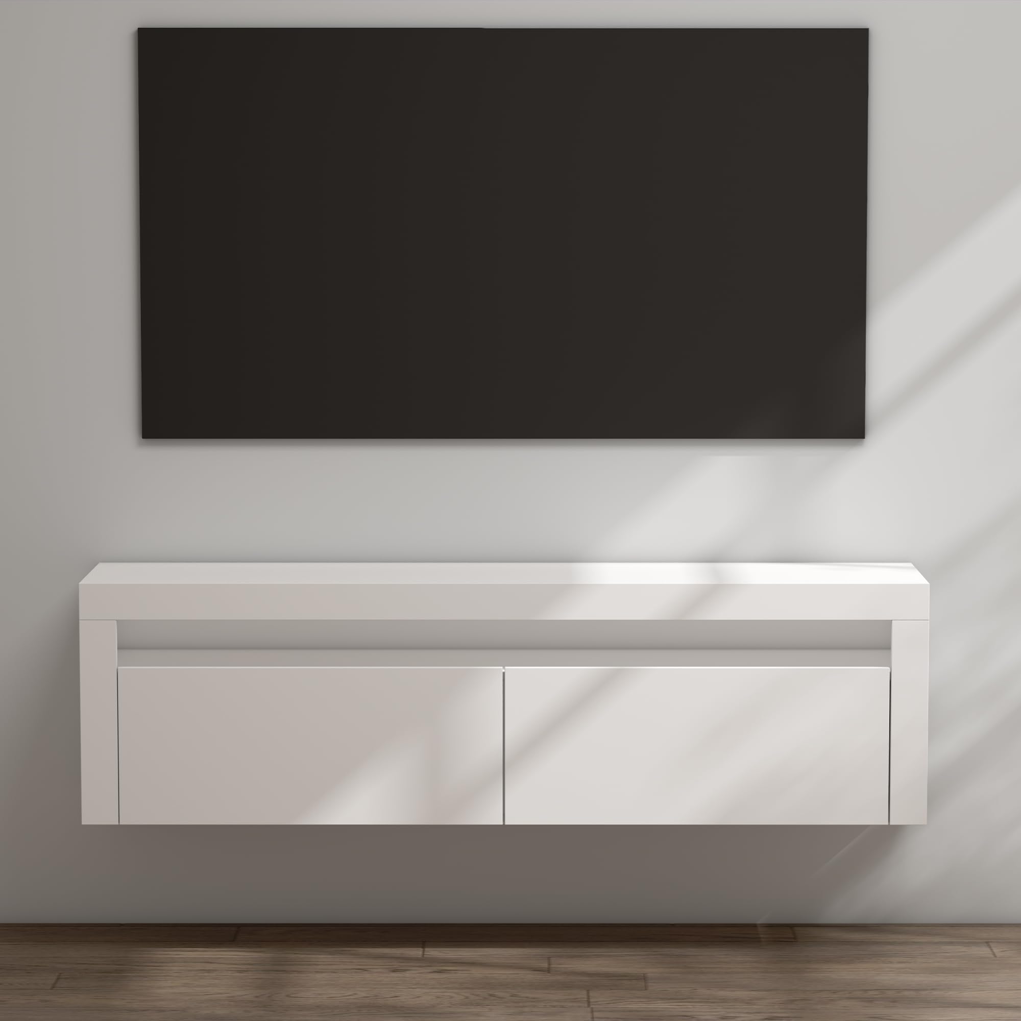 doporro-m-bel-meuble-tv-160-cm-blanc-mat-2-portes image 1