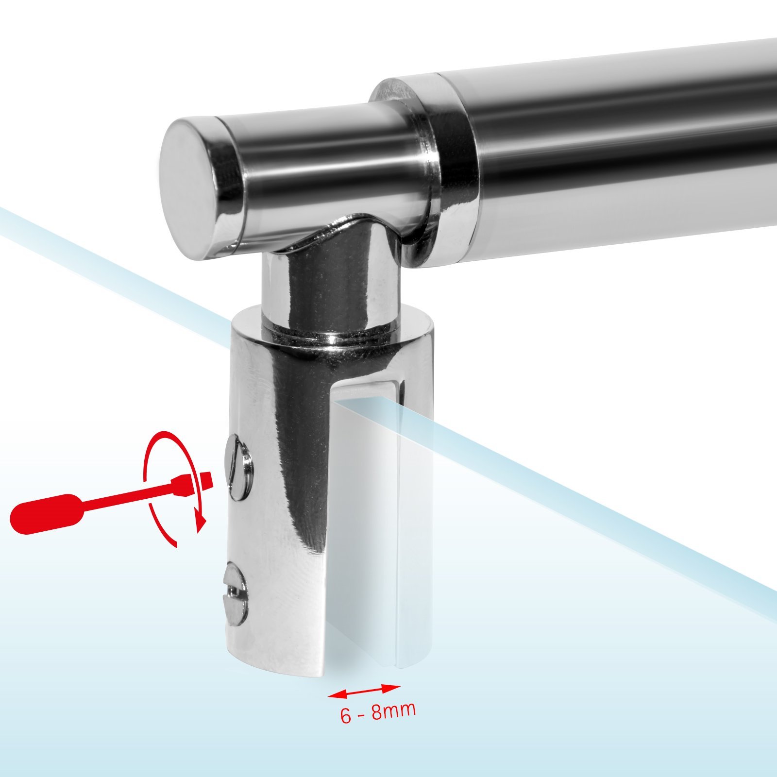 schulte-barre-stabilisation-douche-122cm-chrom-verre-6-8mm image 3