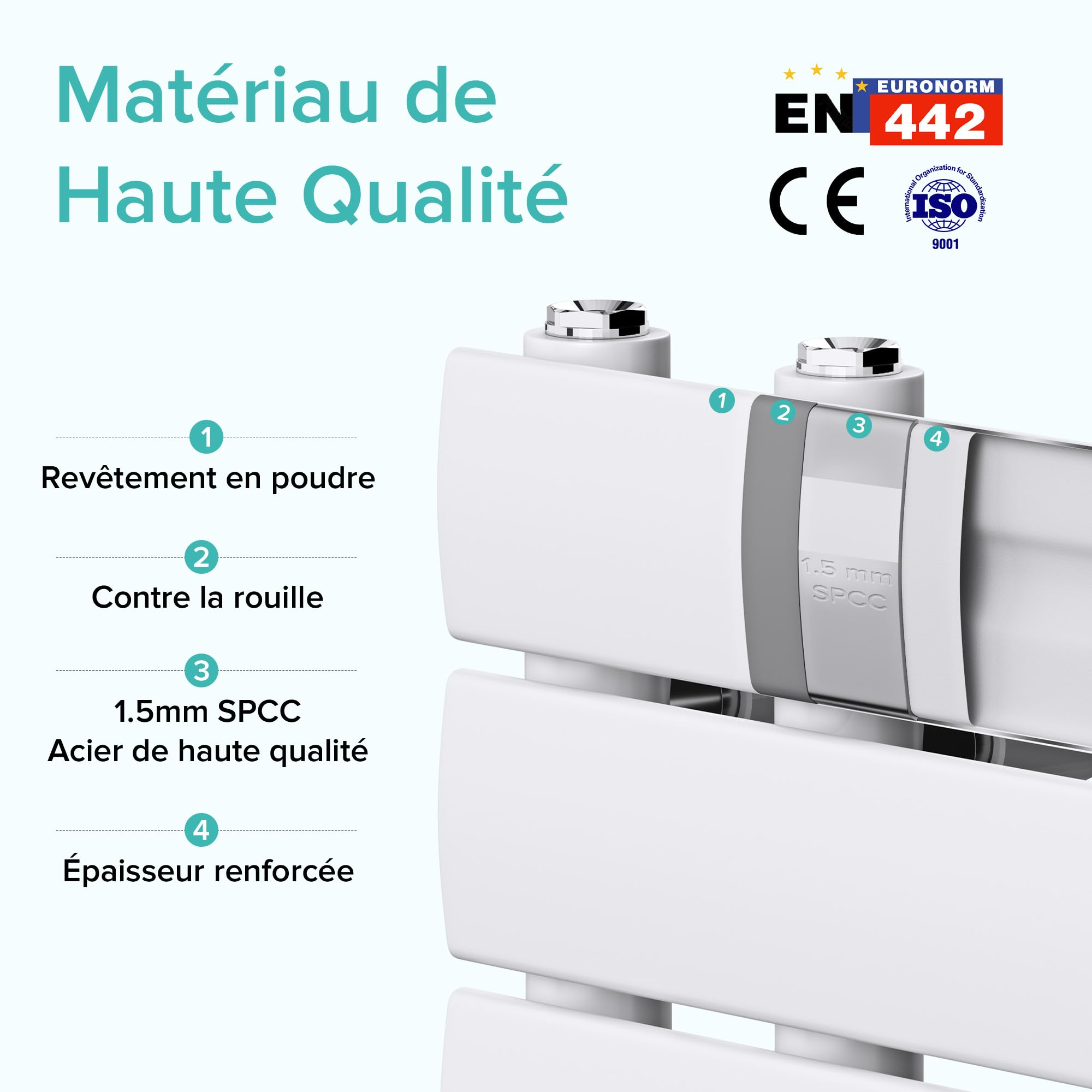doporro-heizk-rper-radiateur-s-che-serviettes-100x50-cm-blanc image 4