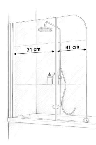 schulte-pare-baignoires-112x140-cm-pare-baignoire-chrom-5-mm image 8