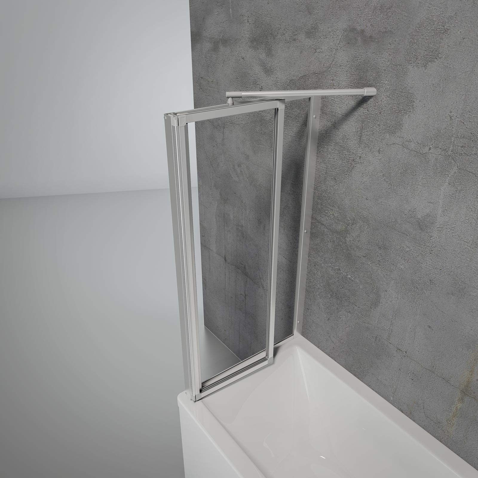 schulte-pare-baignoires-cran-2-volets-paroi-75-cm-coller image 2