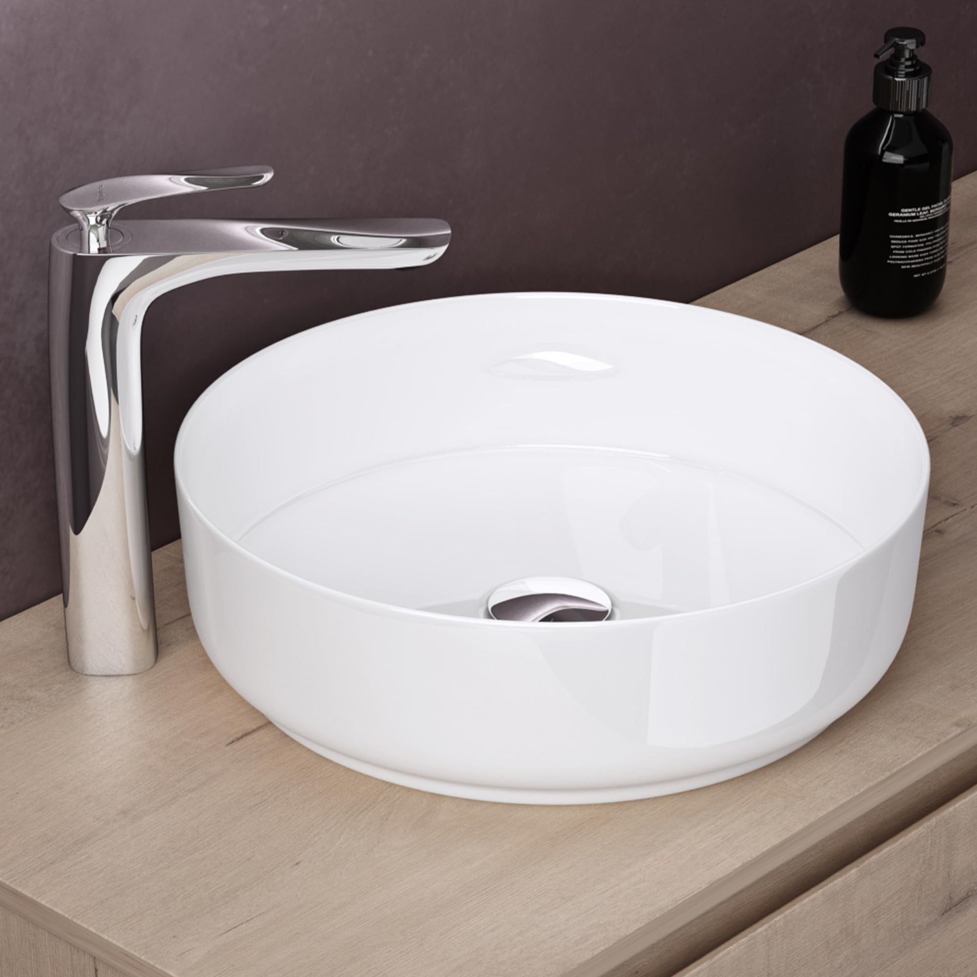 doporro-bruxelles-vasque-poser-ronde-blanche-40cm-c-ramique image 2
