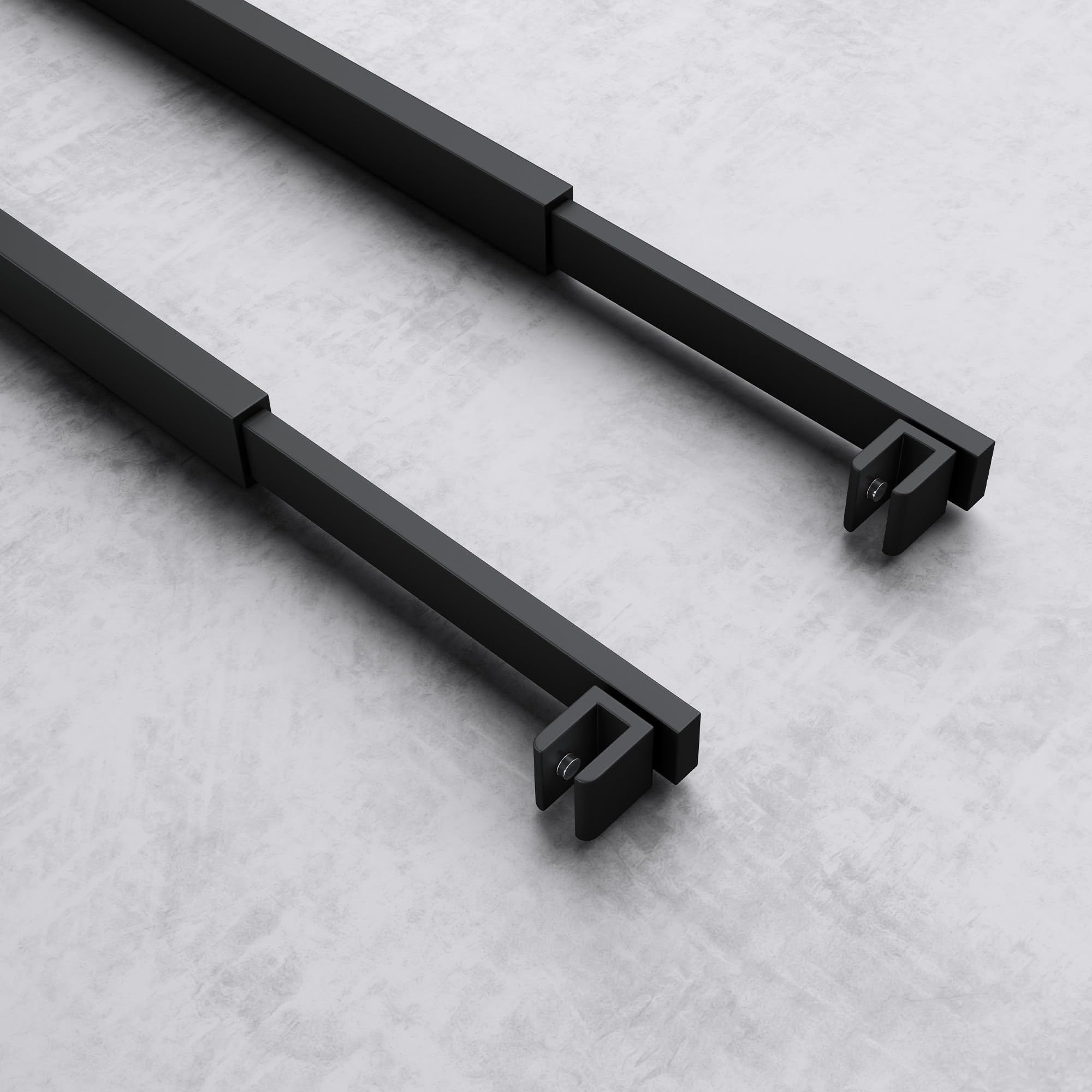 doporro-barre-de-stabilisation-noire-paroi-de-douche-verre-fixe image 4
