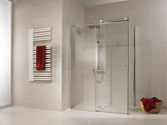 schulte-masterclass-porte-de-douche-coulissante-120x80-cm-verre-transparent image 1