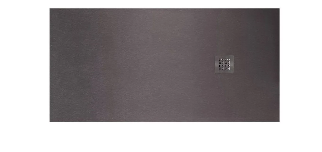 krone-kairos-receveur-de-douche-noir-texture-pierre-d-coupable image 1