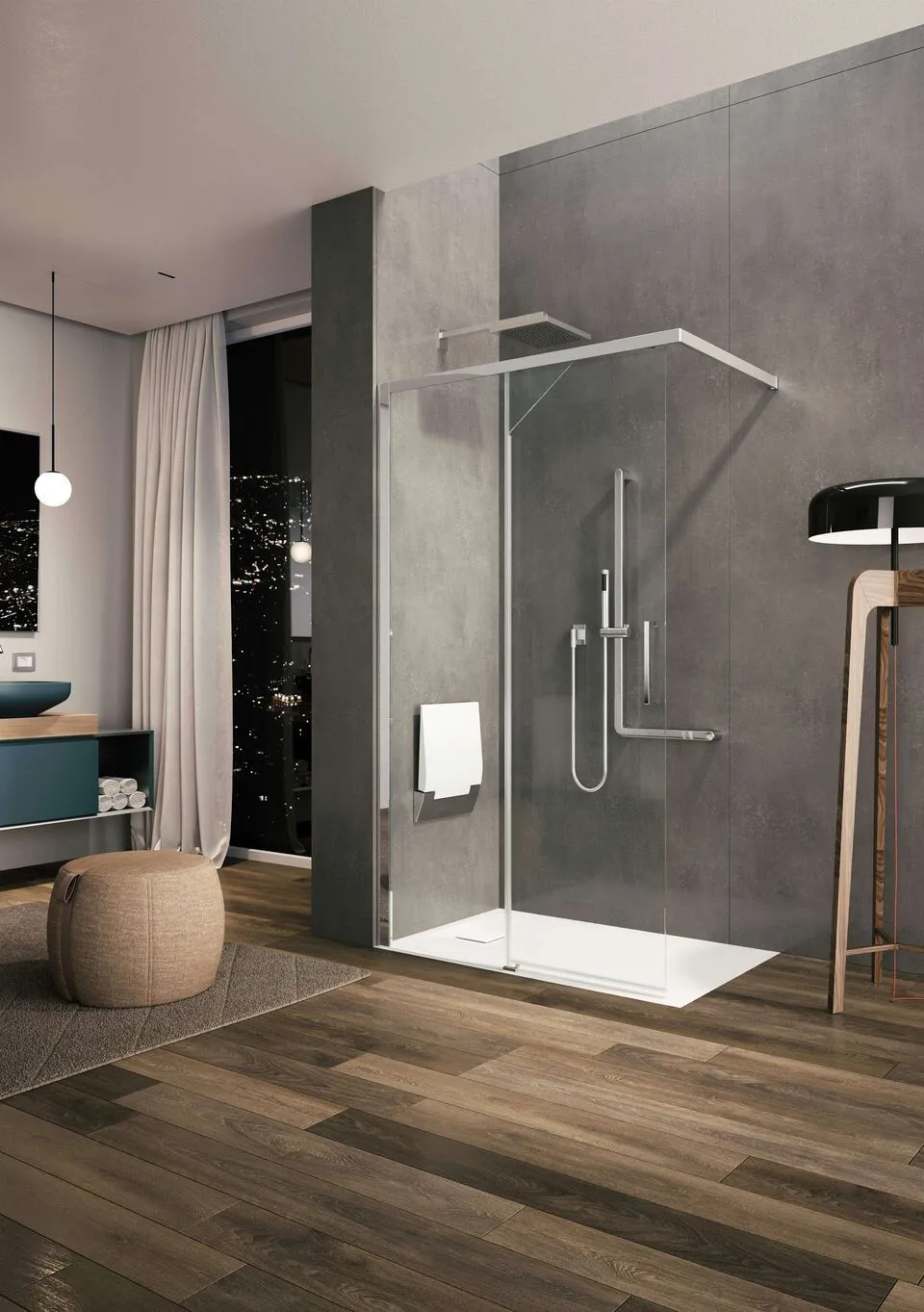 provex-arco-free-ab-5-paroi-douche-coulissante-stable image 1