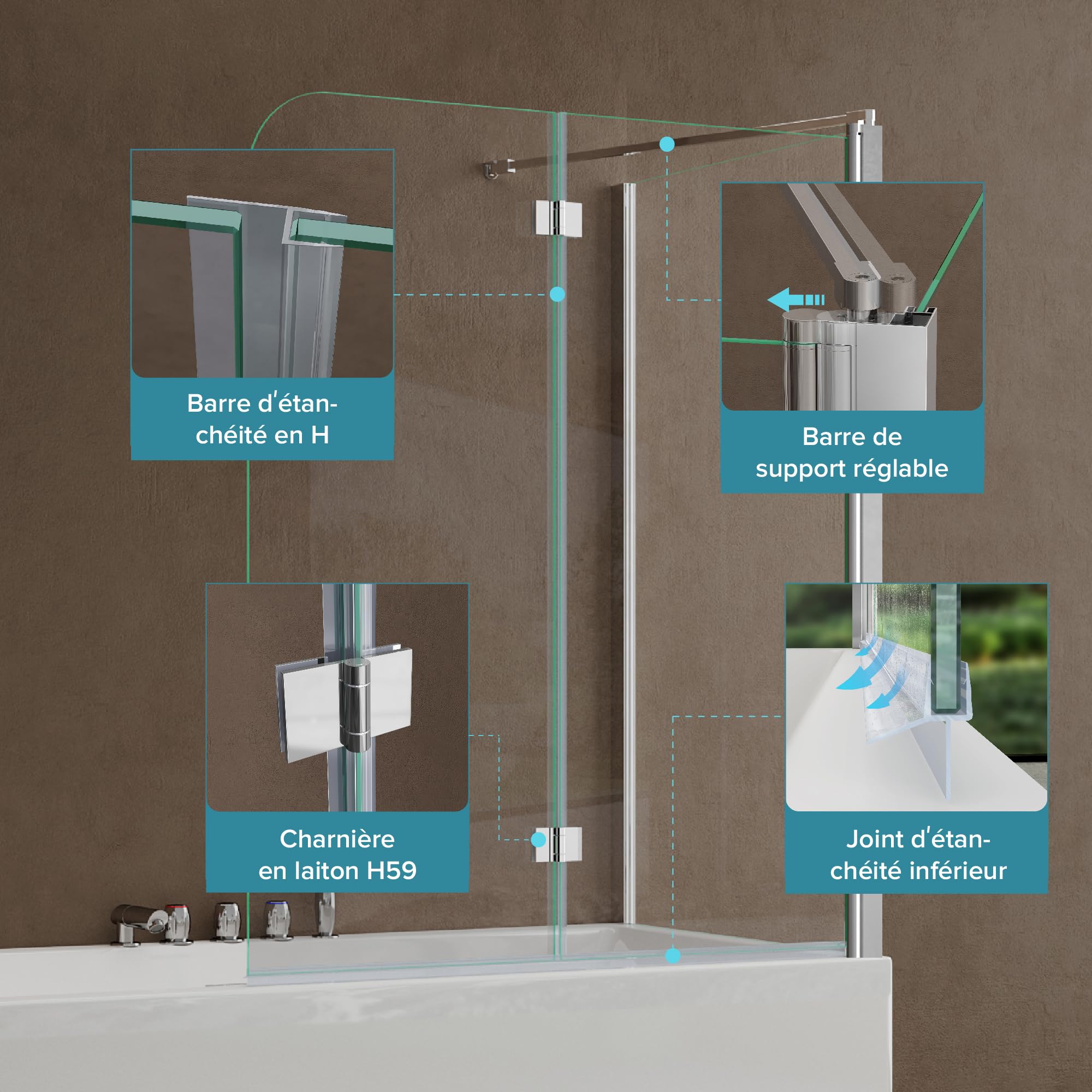 doporro-cortona-pare-baignoire-70x120x140cm-2-volets-verre image 6