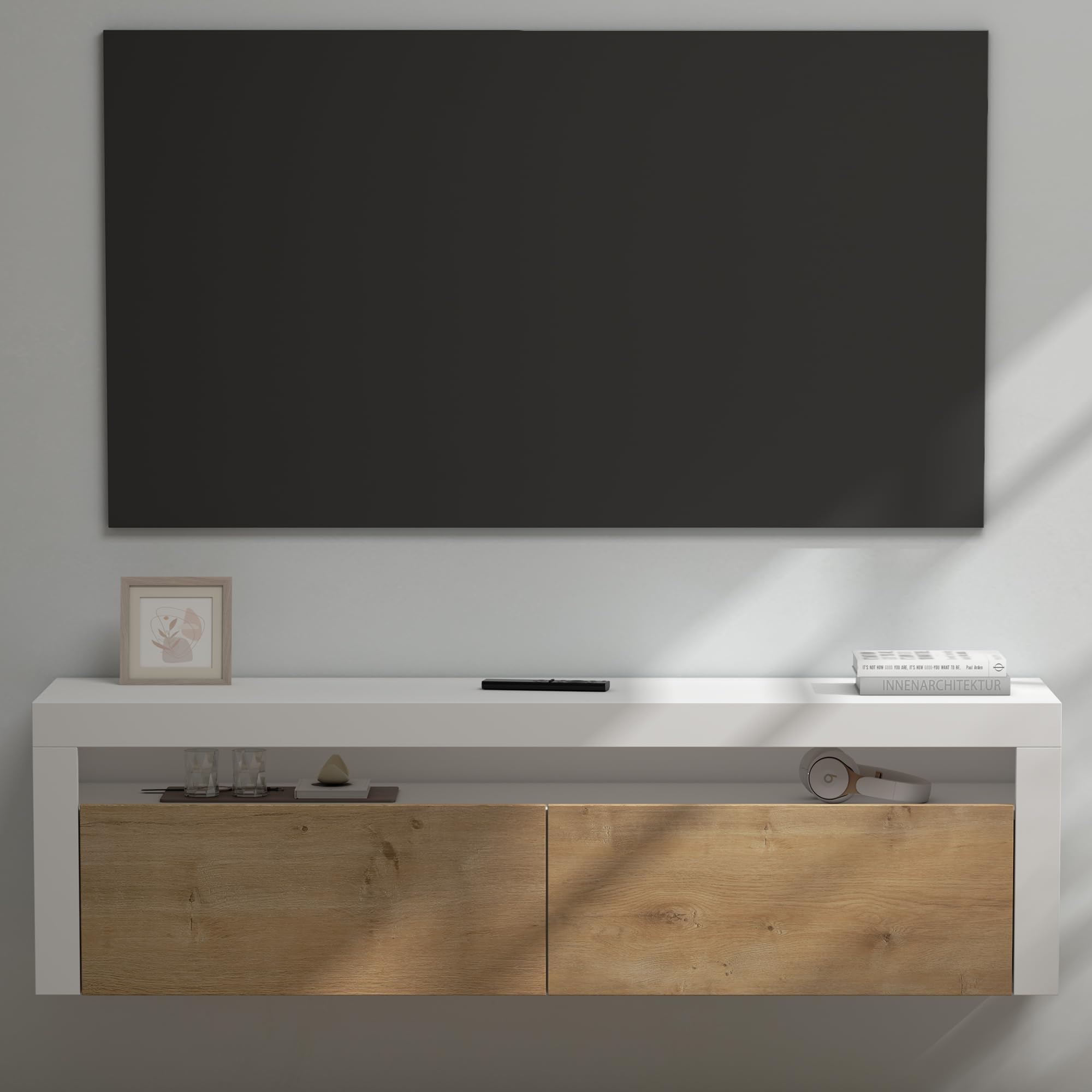 doporro-m-bel-meuble-tv-160-cm-blanc-mat-2-portes image 8