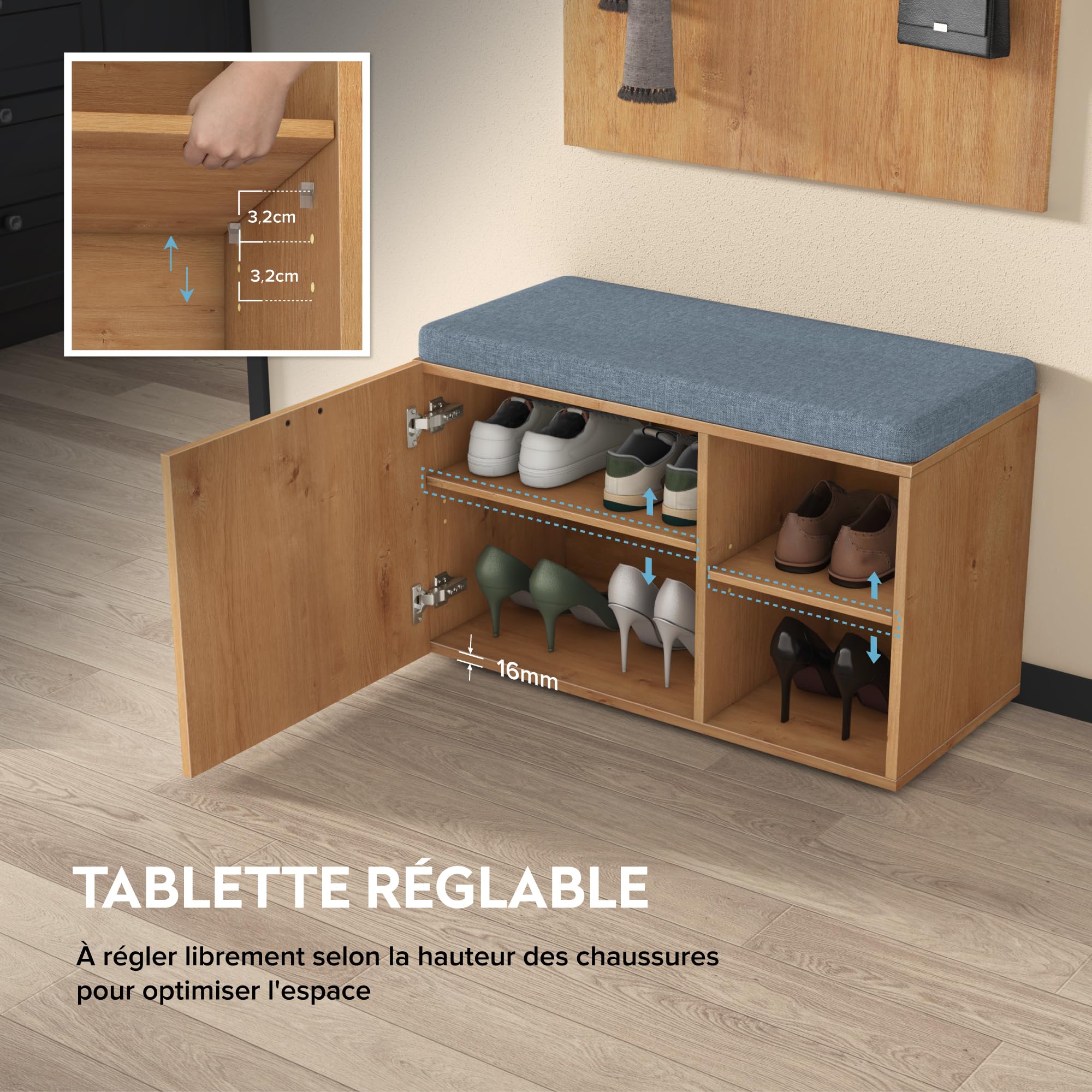 doporro-banc-chaussures-bois-marron-clair-80-cm-avec-assise image 3