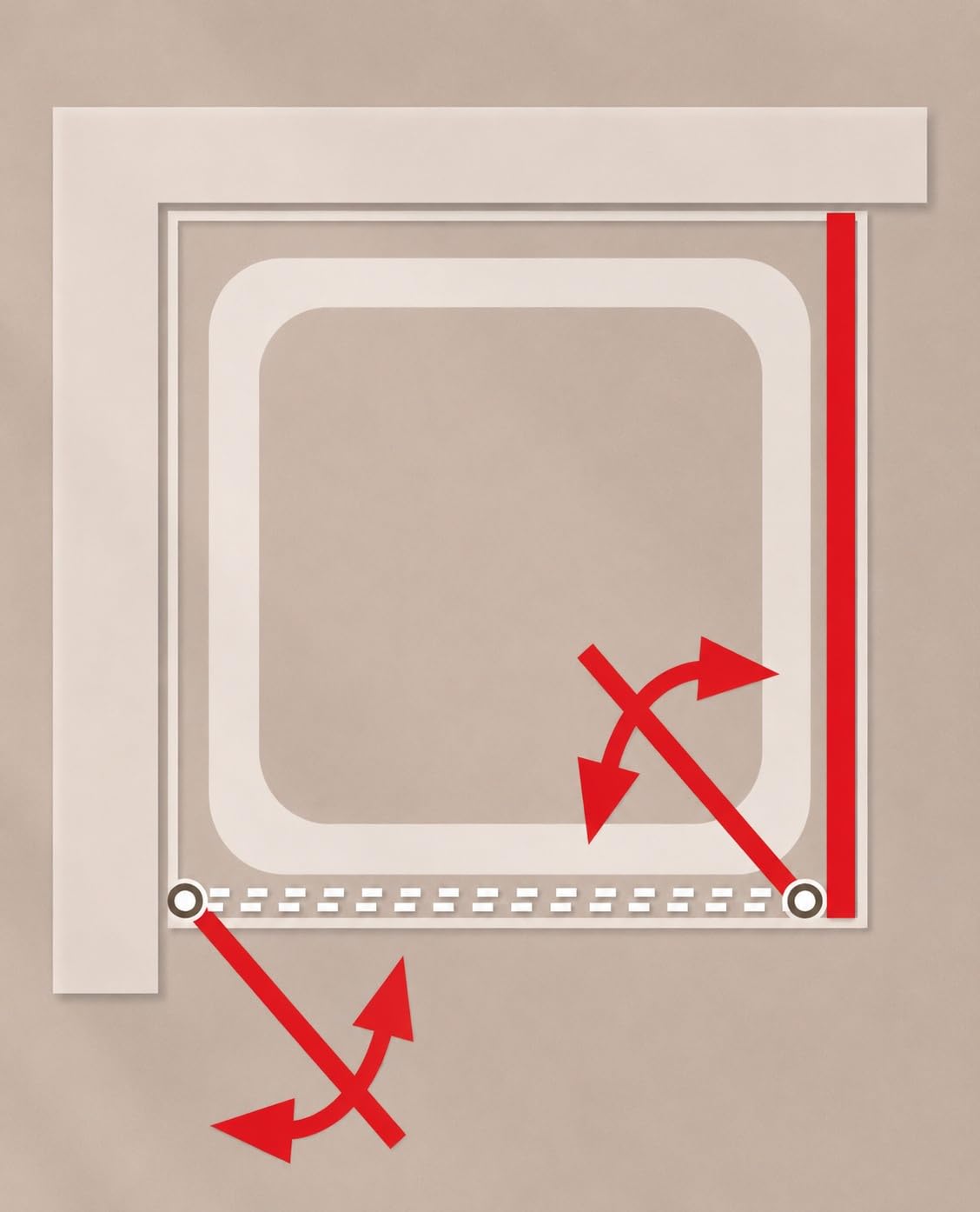 schulte-porte-de-douche-battante-80x80x180-cm-argent-2-battants image 4