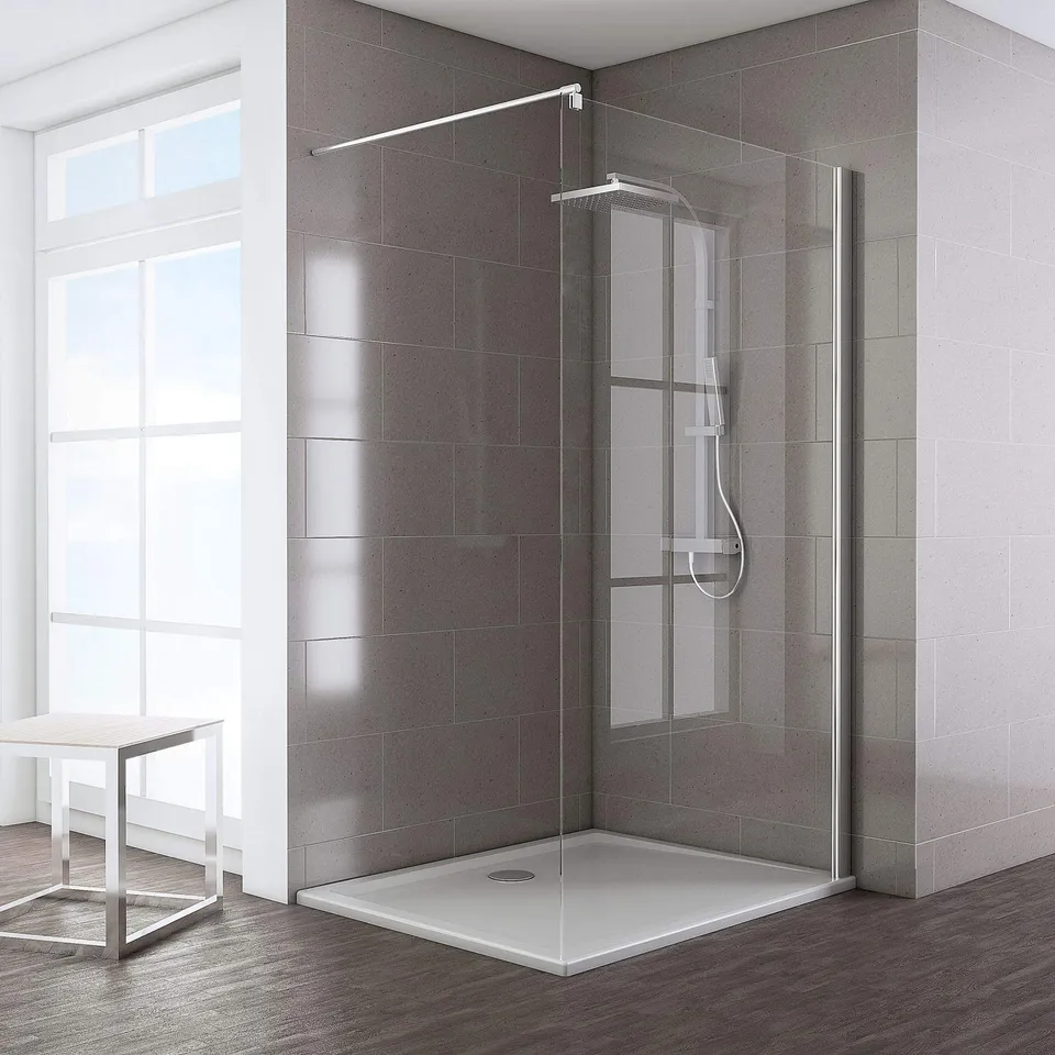 schulte-d6691080-f-paroi-de-douche-fixe-chrom-80x200-cm image 1