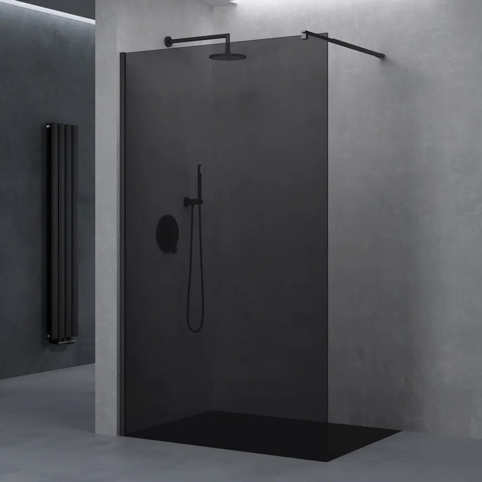 doporro-bremen-paroi-de-douche-italienne-90x200-cm-gris-teint image 1