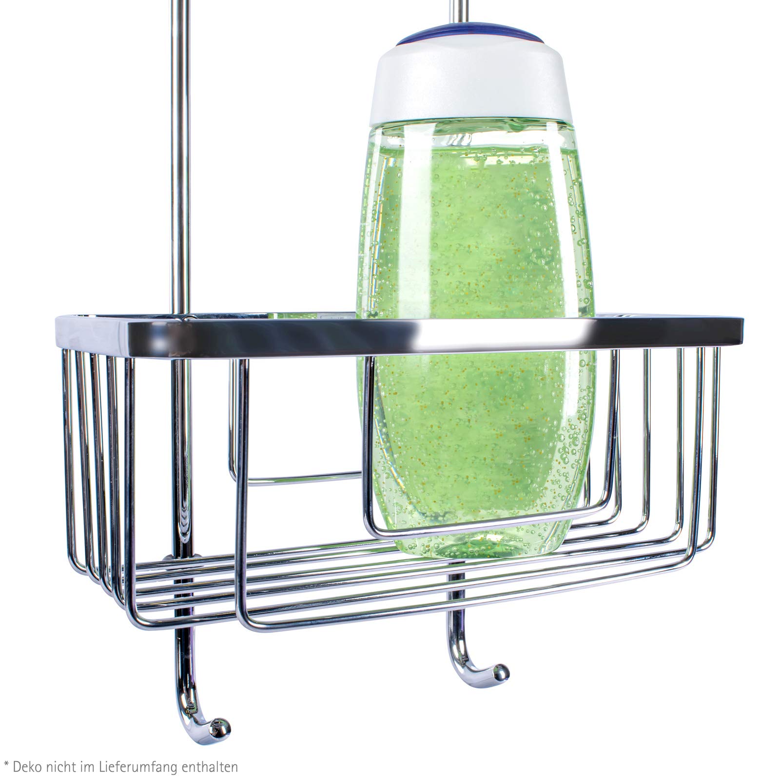 schulte-tag-re-douche-suspendue-2-paniers-chrom-sans-percer image 6