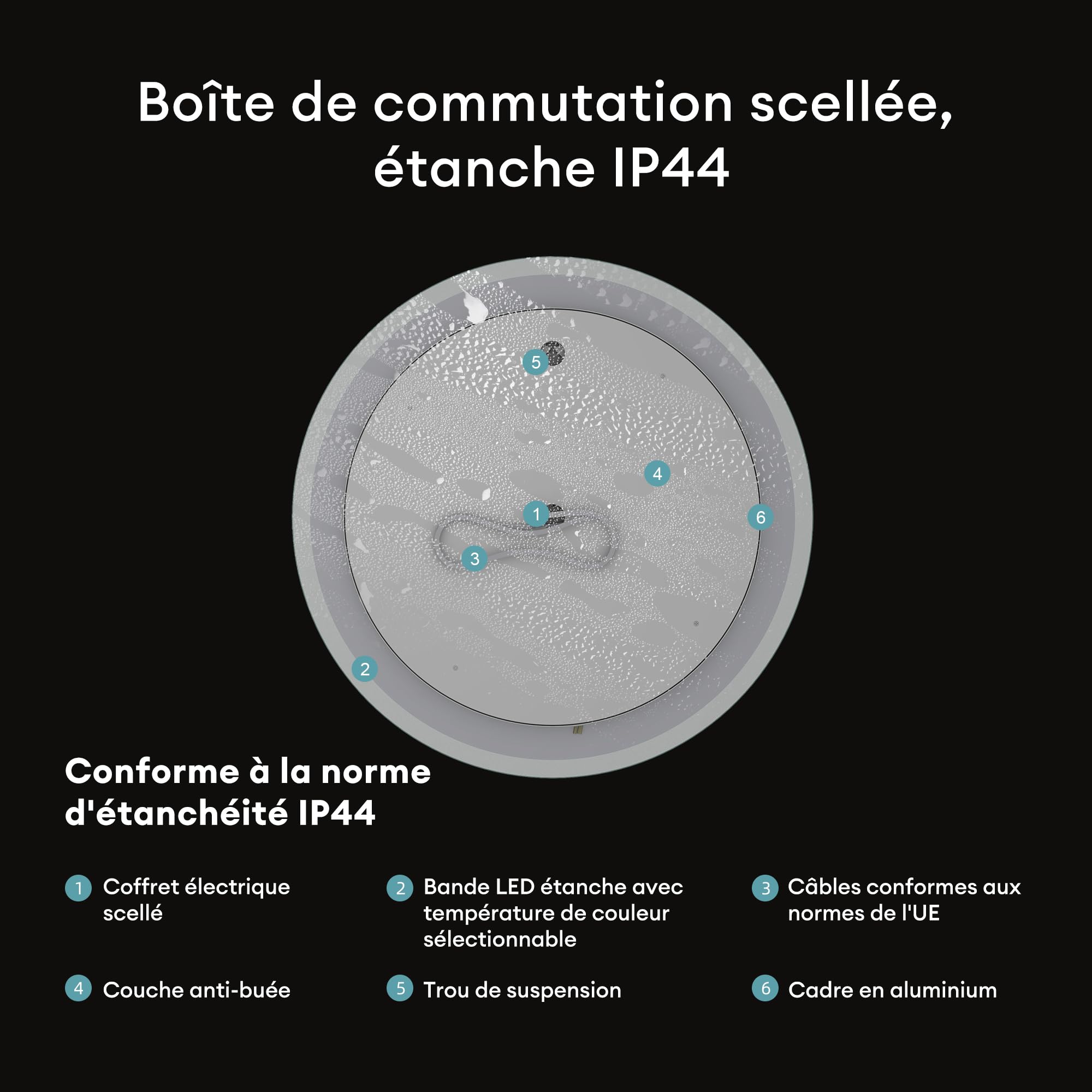 doporro-miroir-salle-de-bain-rond-led-80-cm-tactile-antibu-e image 5