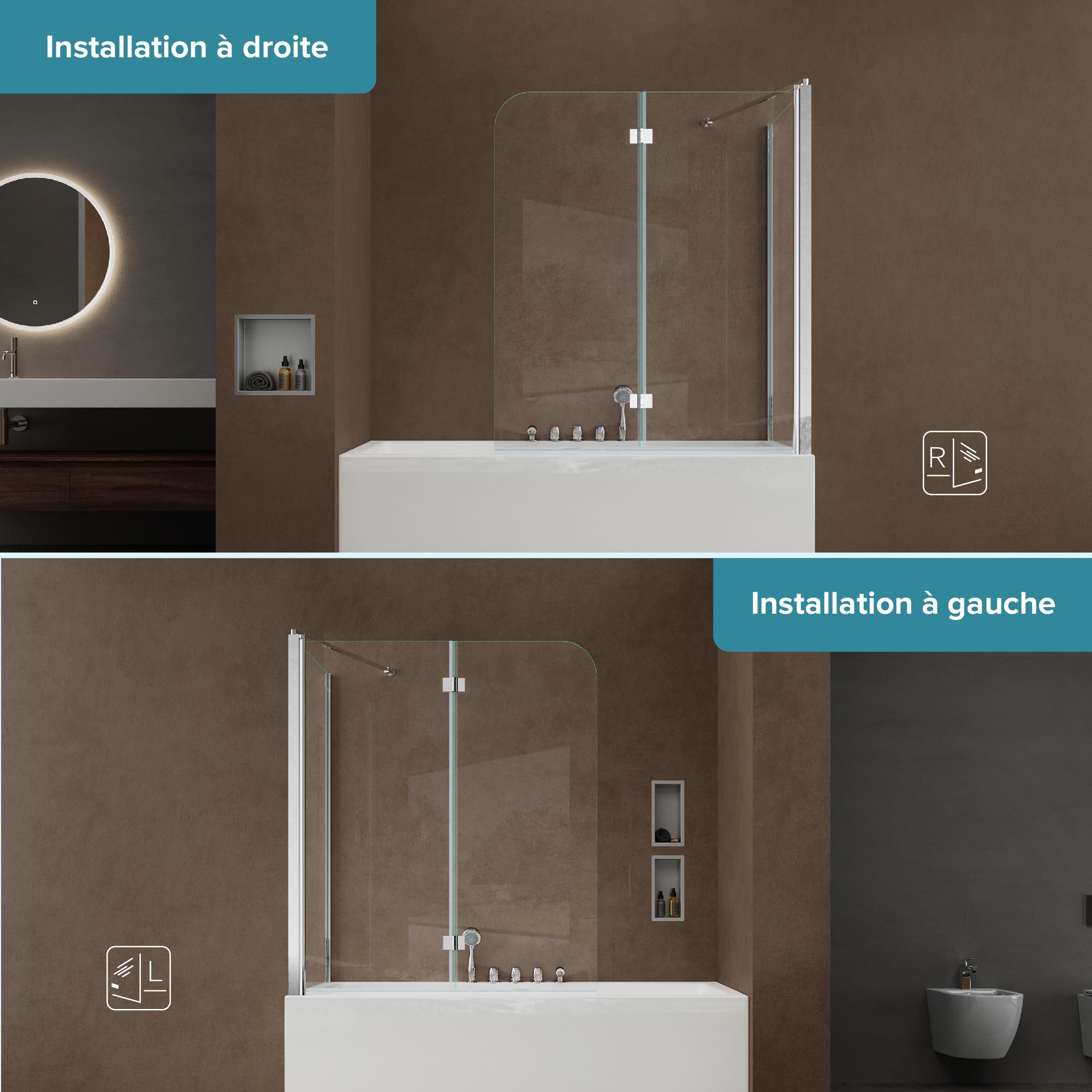 doporro-cortona-pare-baignoire-70x120x140cm-2-volets-verre image 7