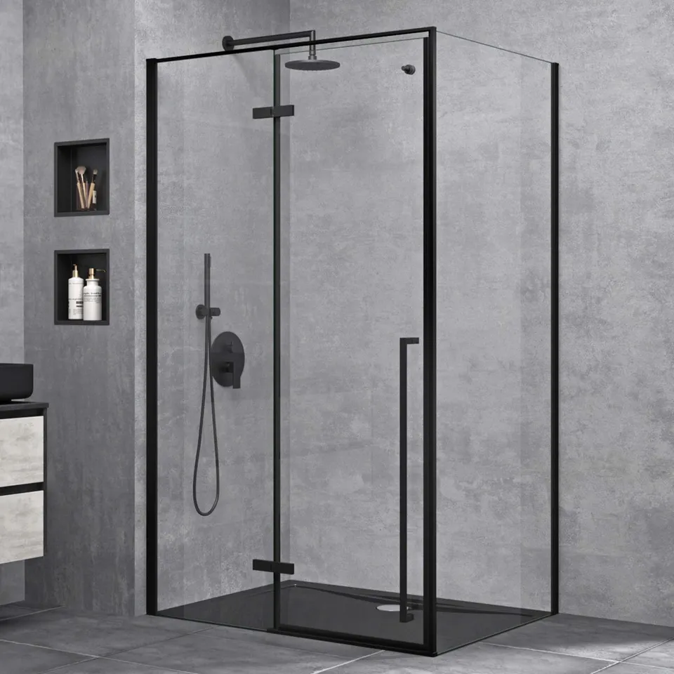 doporro-ravenna64-cabine-de-douche-90x100-noire image 1