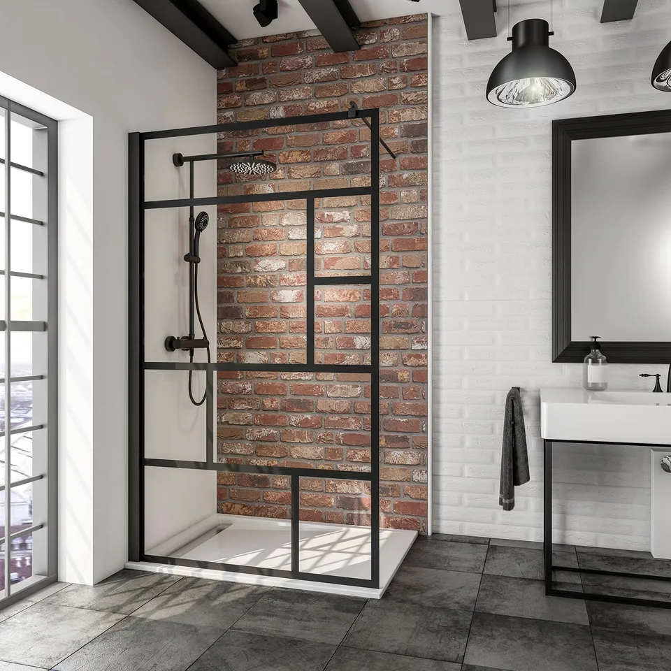 schulte-paroi-de-douche-walk-in-noire-120x200-verri-re image 1