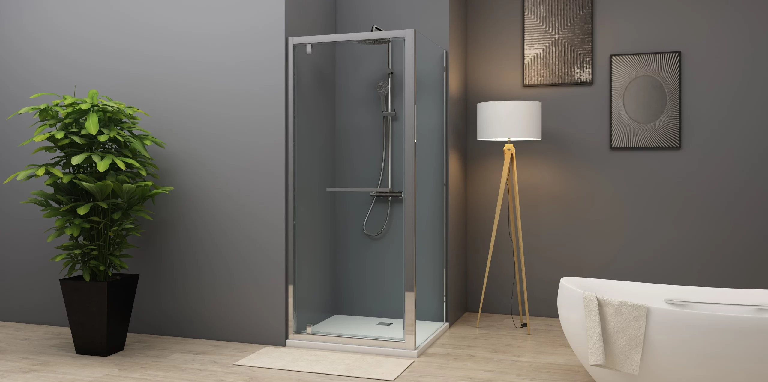 krone-time-porte-coulissante-douche-verre-transparent image 3