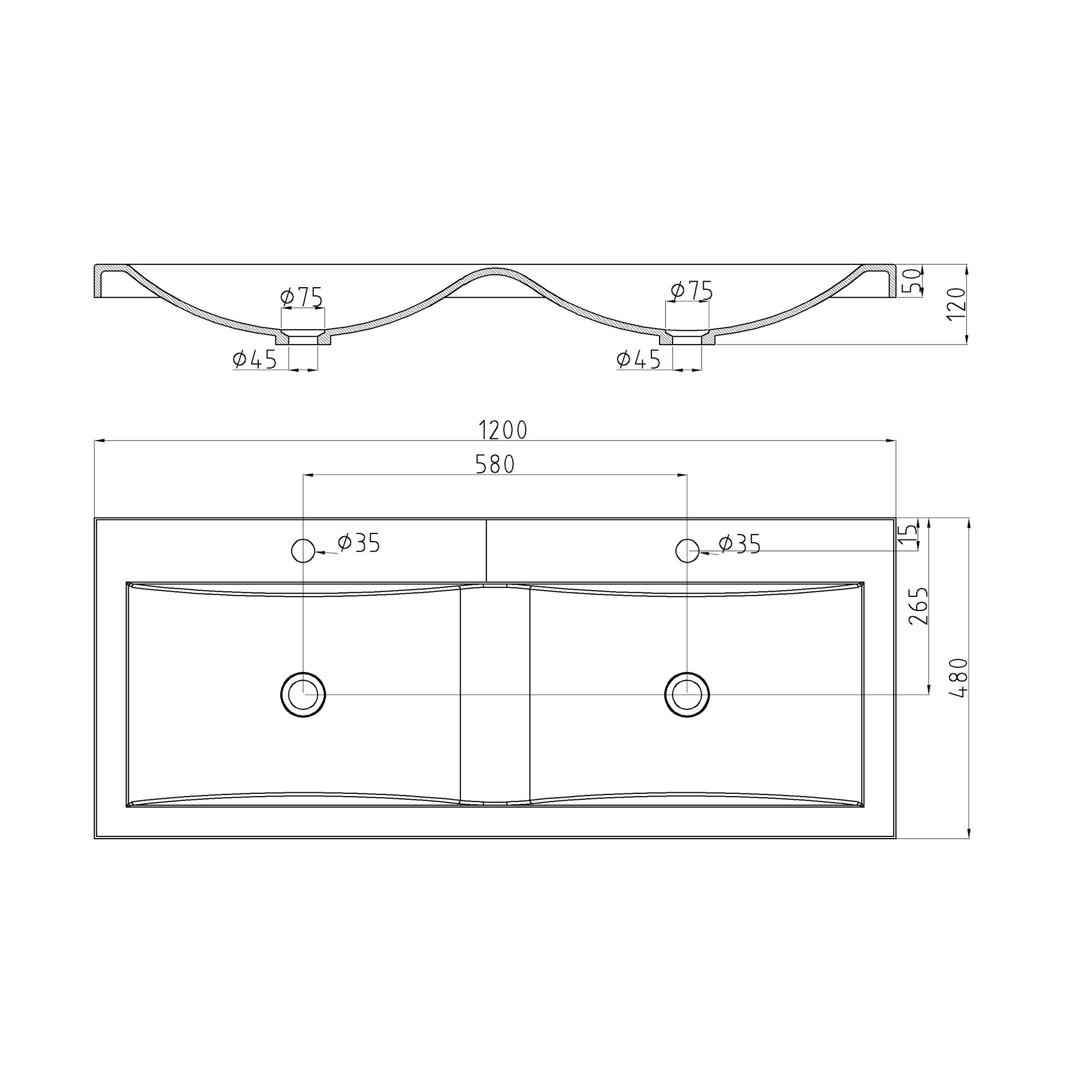 doporro-colossum03-double-vasque-120-cm-blanc-encastrer image 7