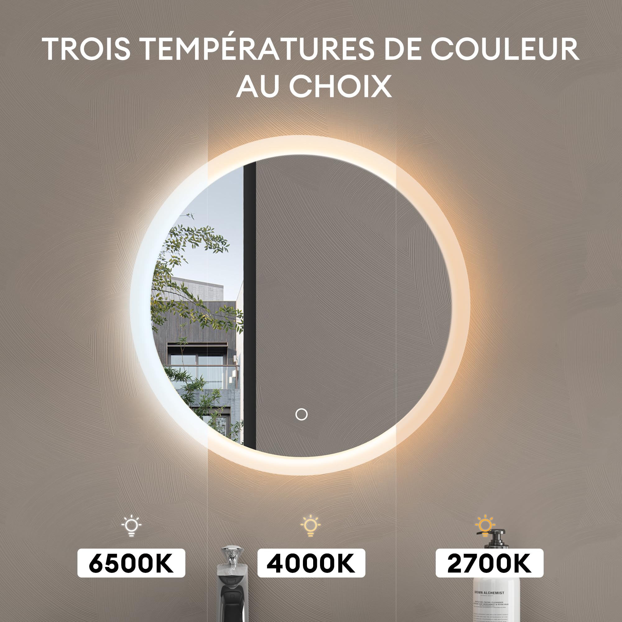 doporro-miroir-salle-de-bain-rond-led-80-cm-tactile-antibu-e image 3