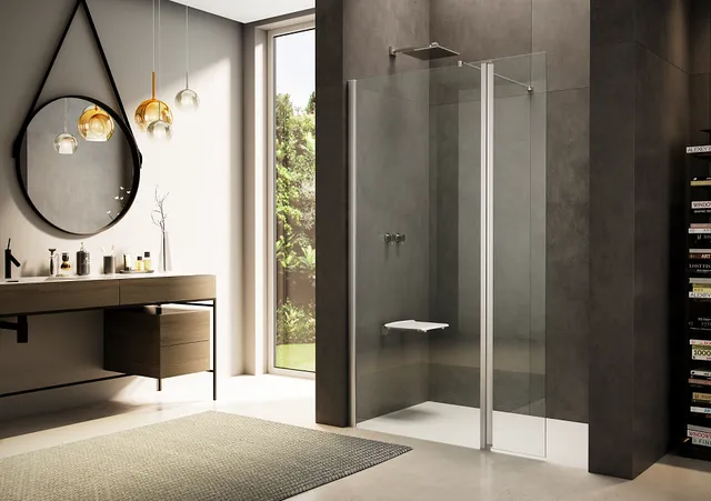 provex-look-lv-porte-de-douche-battante-verre-6-mm image 1