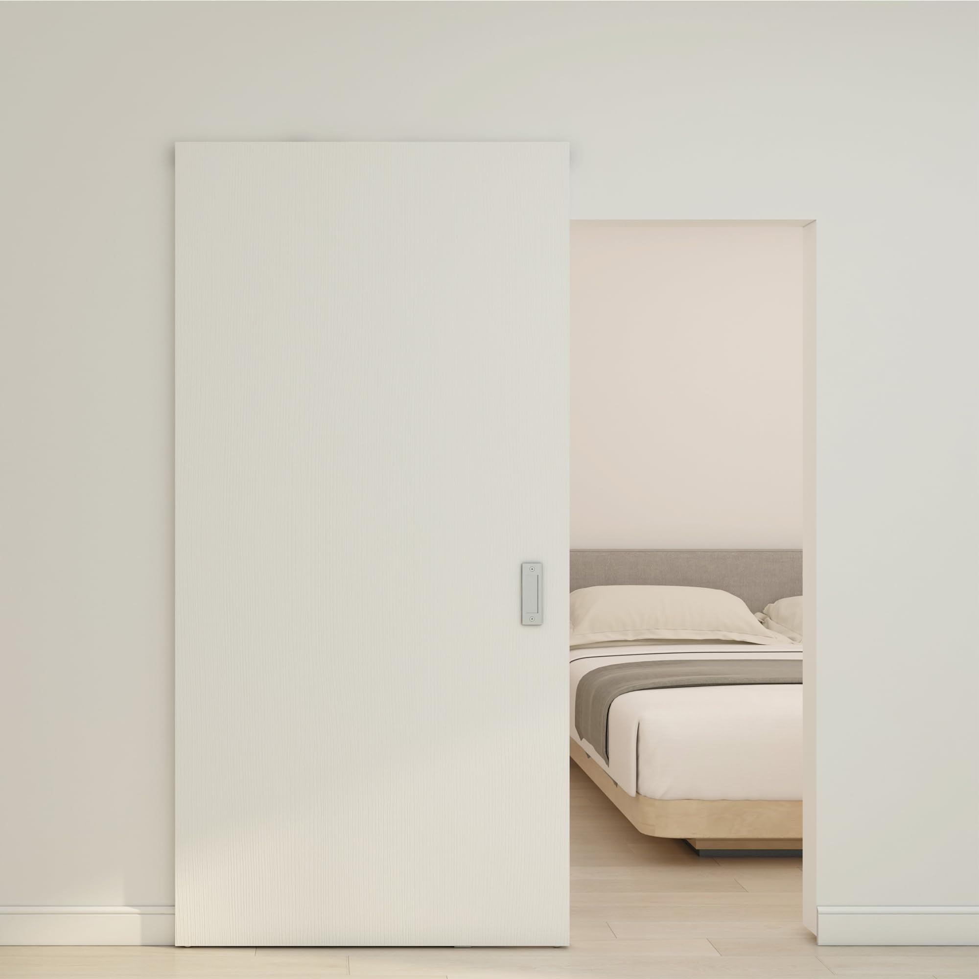 schulte-porte-coulissante-bois-blanc-103x210-rail-invisible image 1