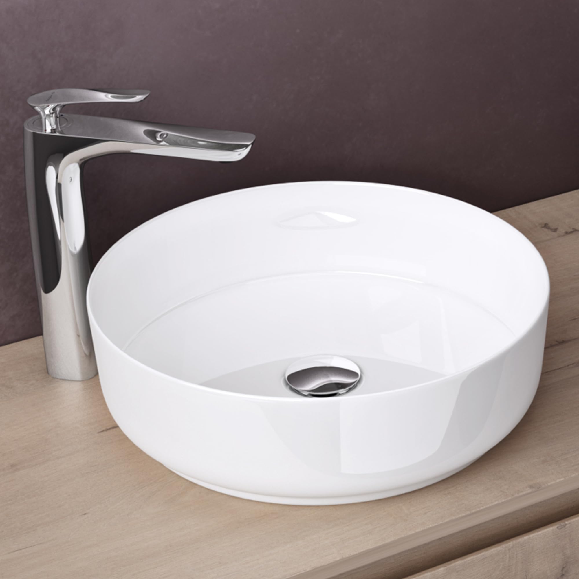 doporro-bruxelles-vasque-poser-ronde-blanche-40cm-c-ramique image 1