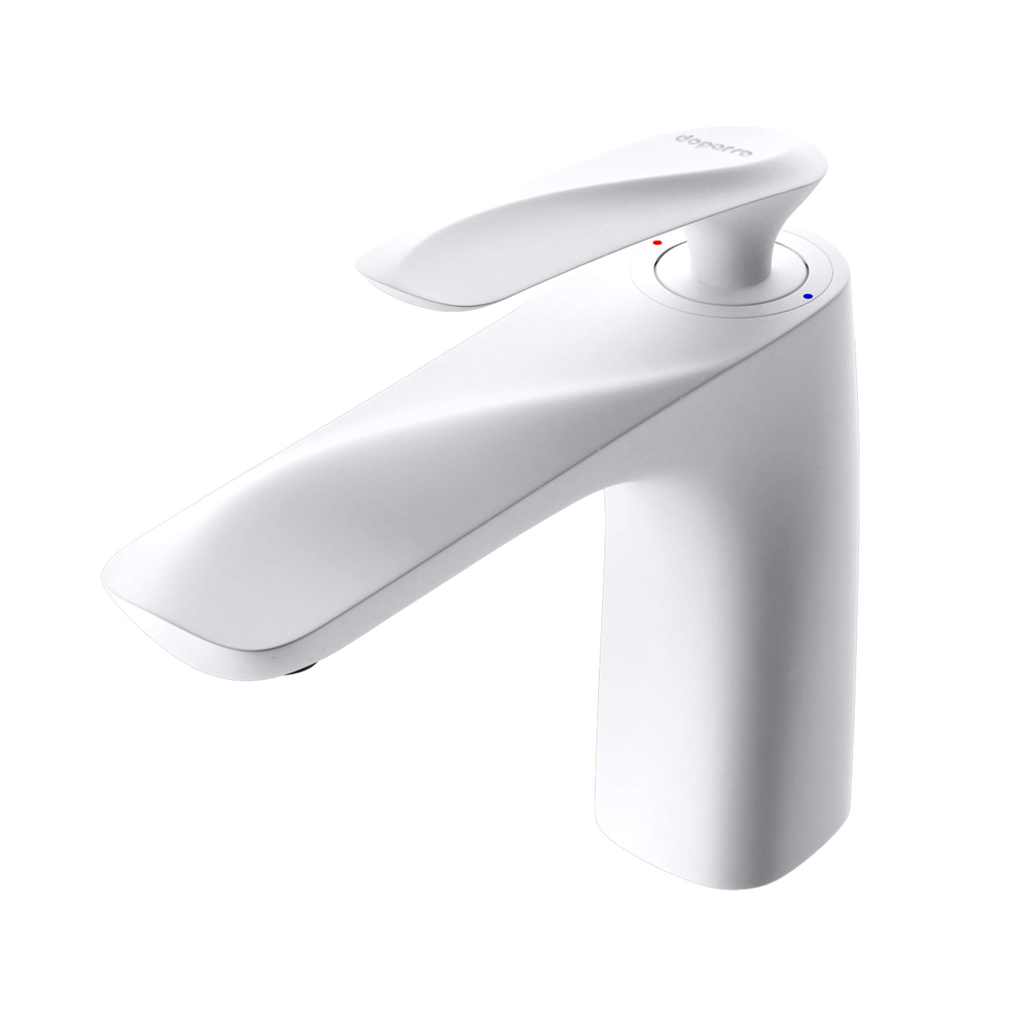 doporro-badarmaturen-mitigeur-lavabo-blanc-16-5-cm-laiton image 1