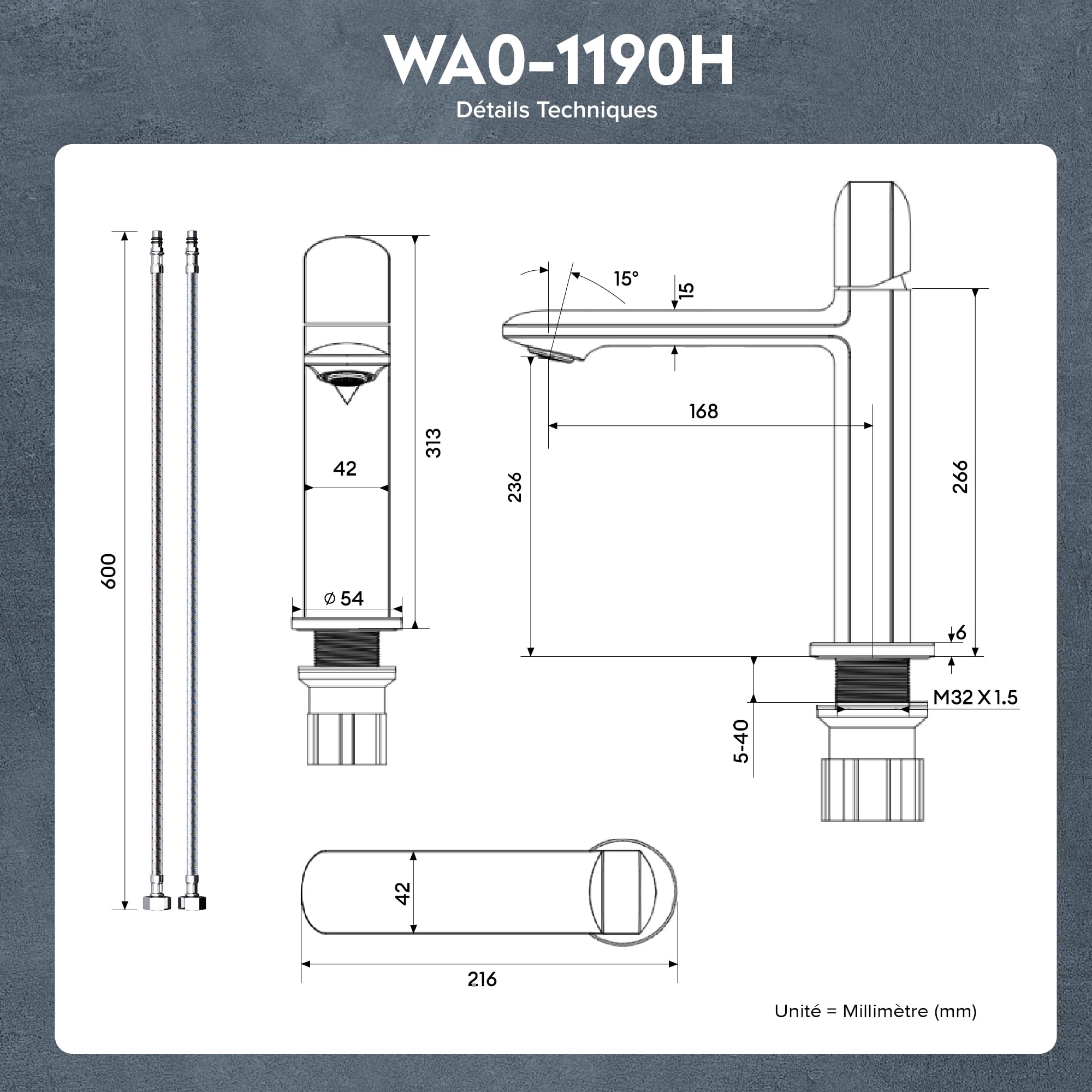 doporro-mitigeur-lavabo-laiton-chrom-31-3-cm-cartouche-c-ramique image 8