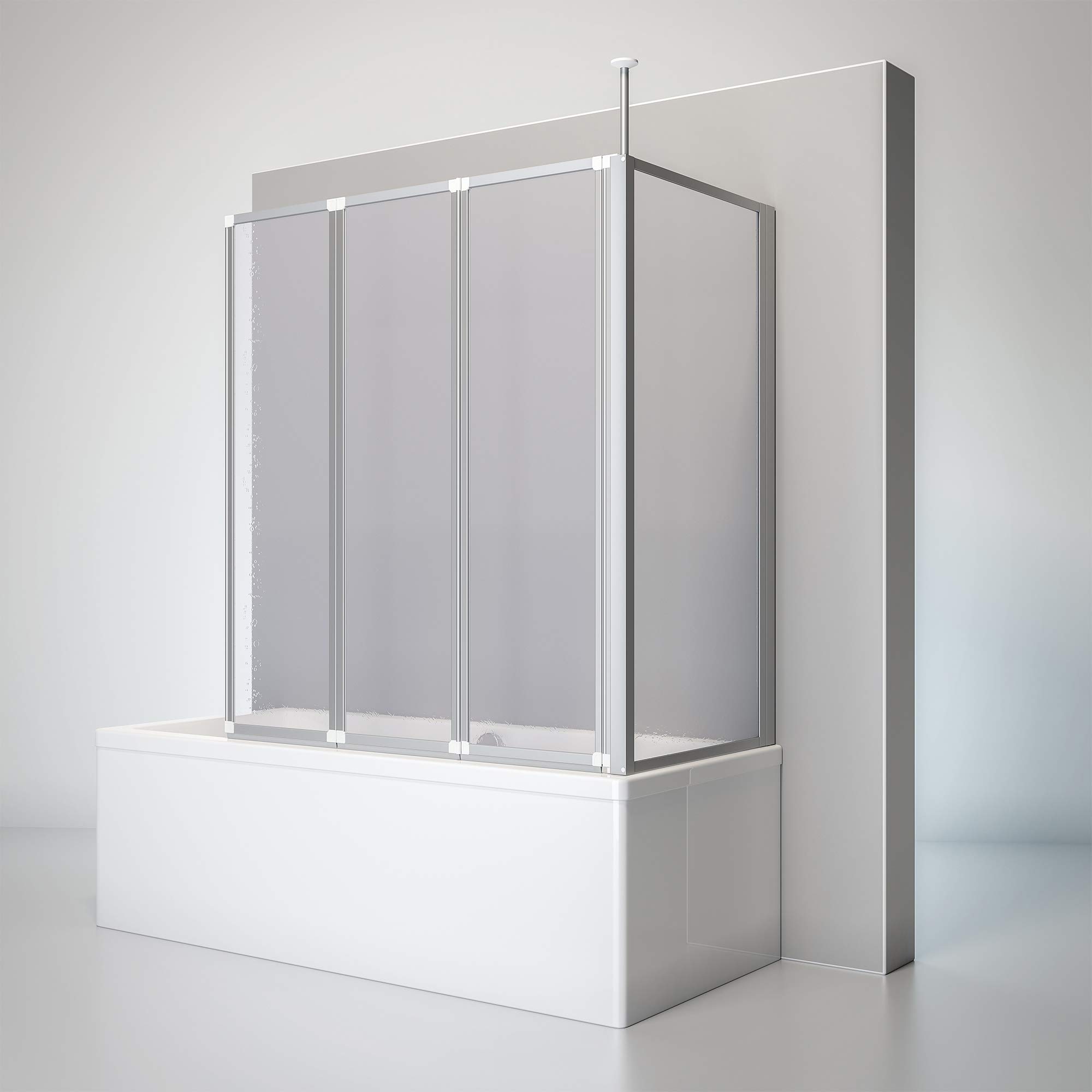 schulte-pare-baignoire-129x140-70-cm-blanc-3-volets image 8