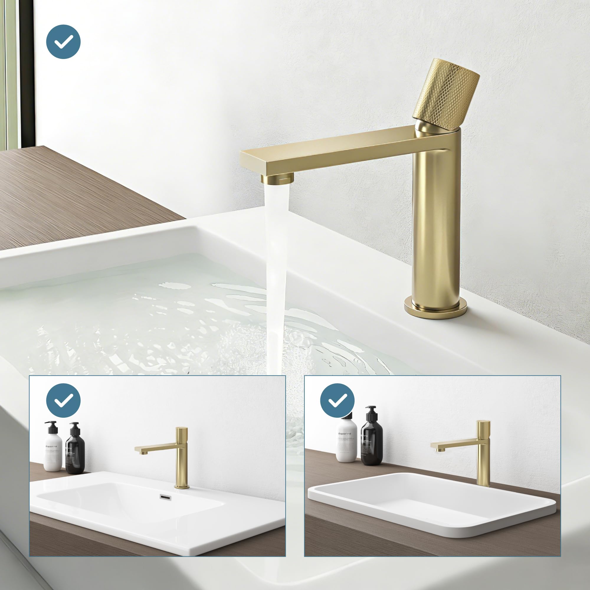 doporro-mitigeur-lavabo-or-bross-inox-17-7-cm image 6
