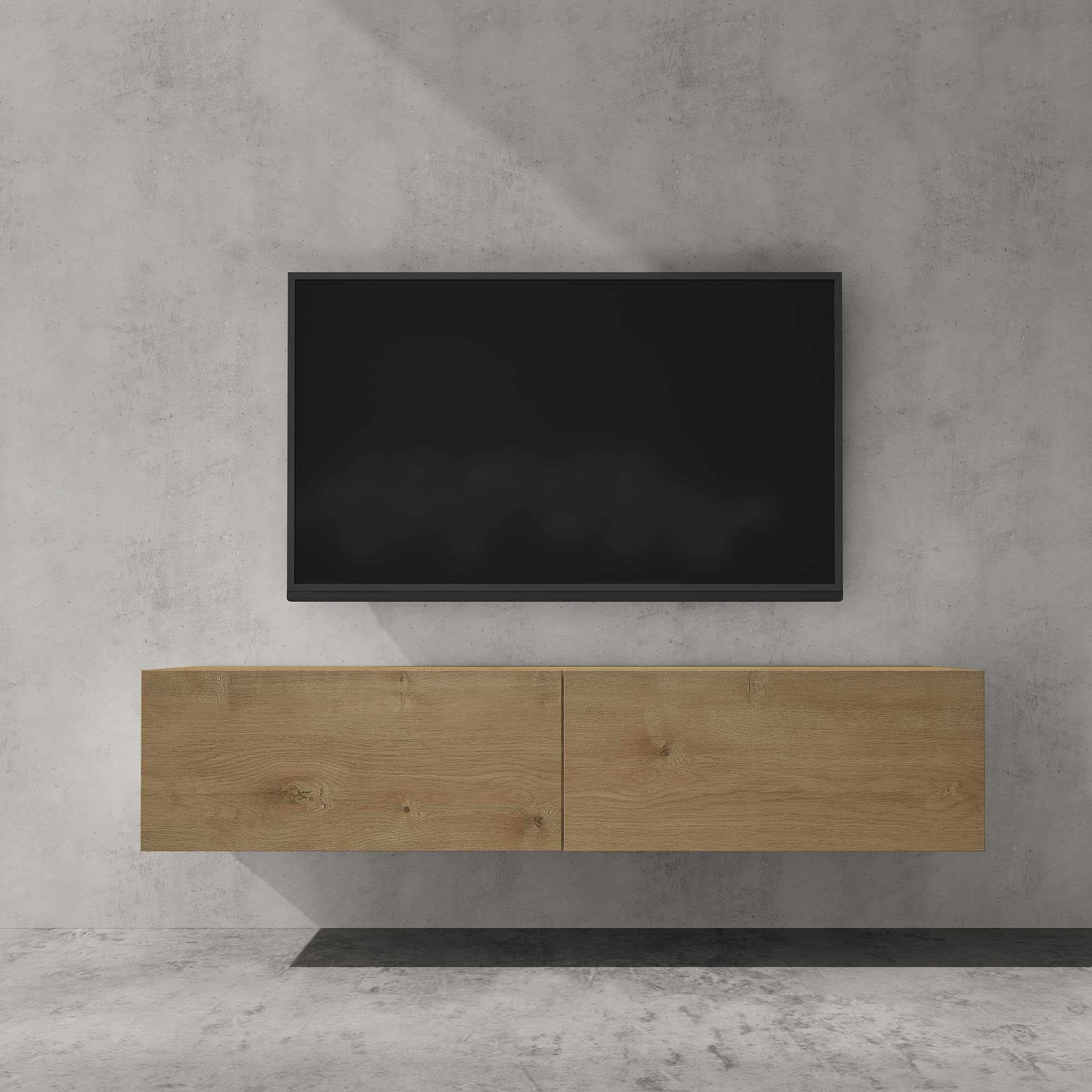 doporro-m-bel-meuble-tv-140cm-blanc-mat-avec-portes image 3