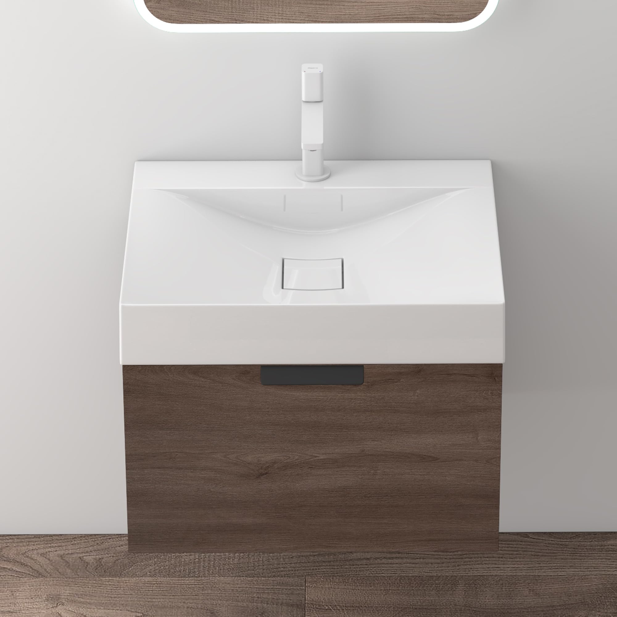 doporro-meuble-salle-de-bain-60-cm-blanc-mat-vasque-miroir image 4