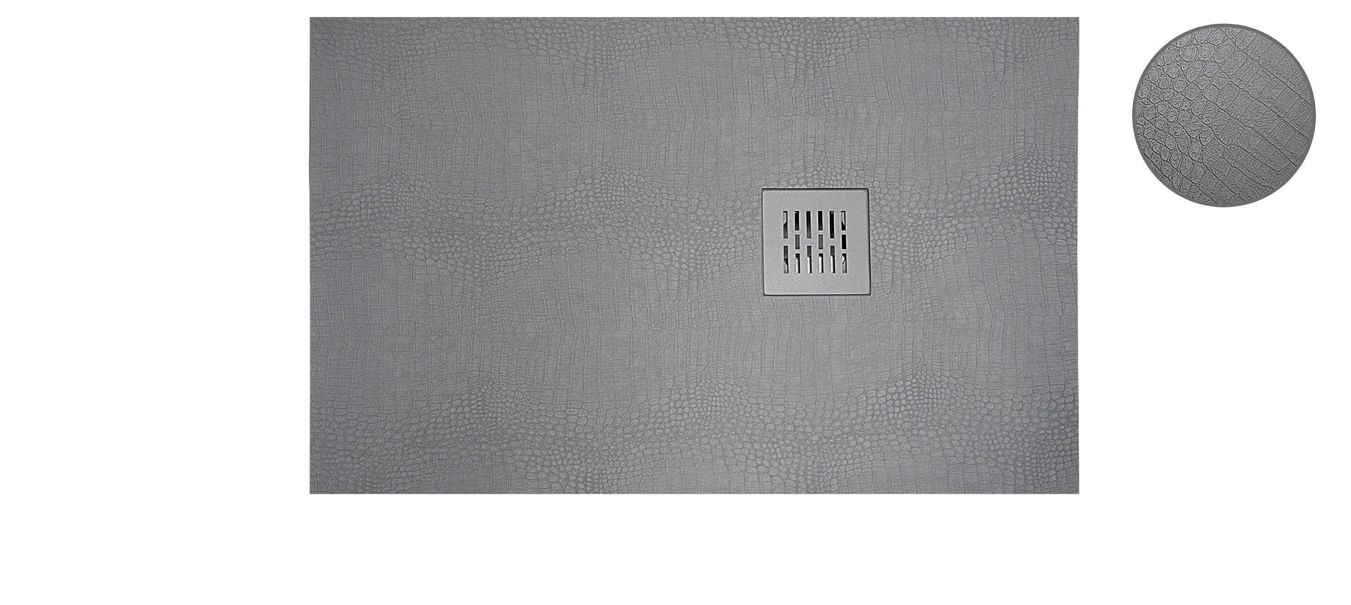 krone-kreation-gris-receveur-douche-solid-stone-gris image 1