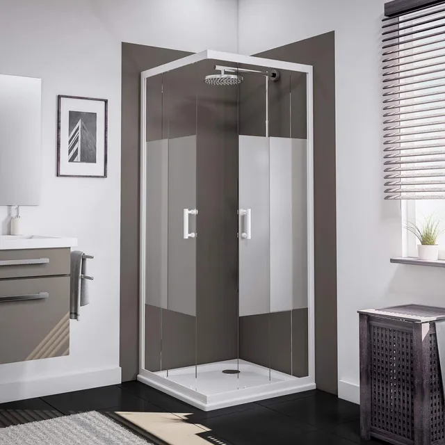 schulte-cabine-douche-angle-90x90x190-blanc-5mm image 1