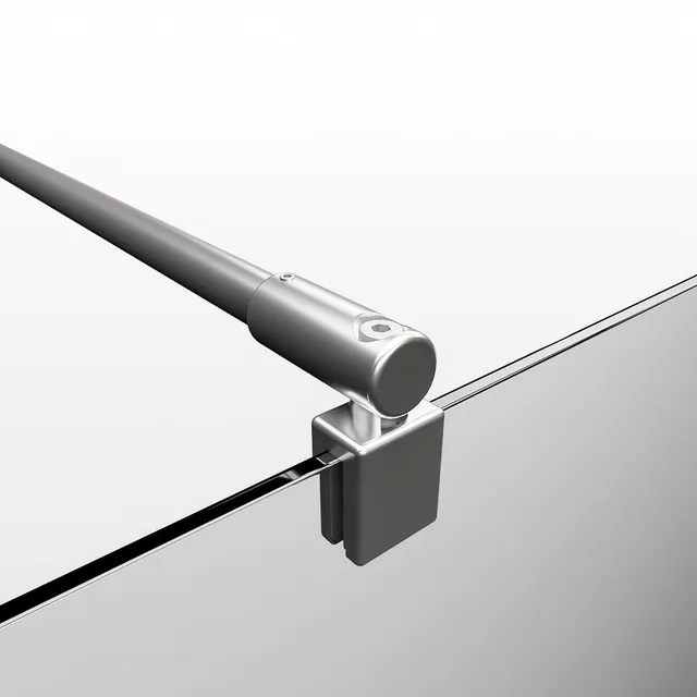 schulte-accessoires-barre-stabilisation-122-cm-chrom-verre-5-8-mm image 1