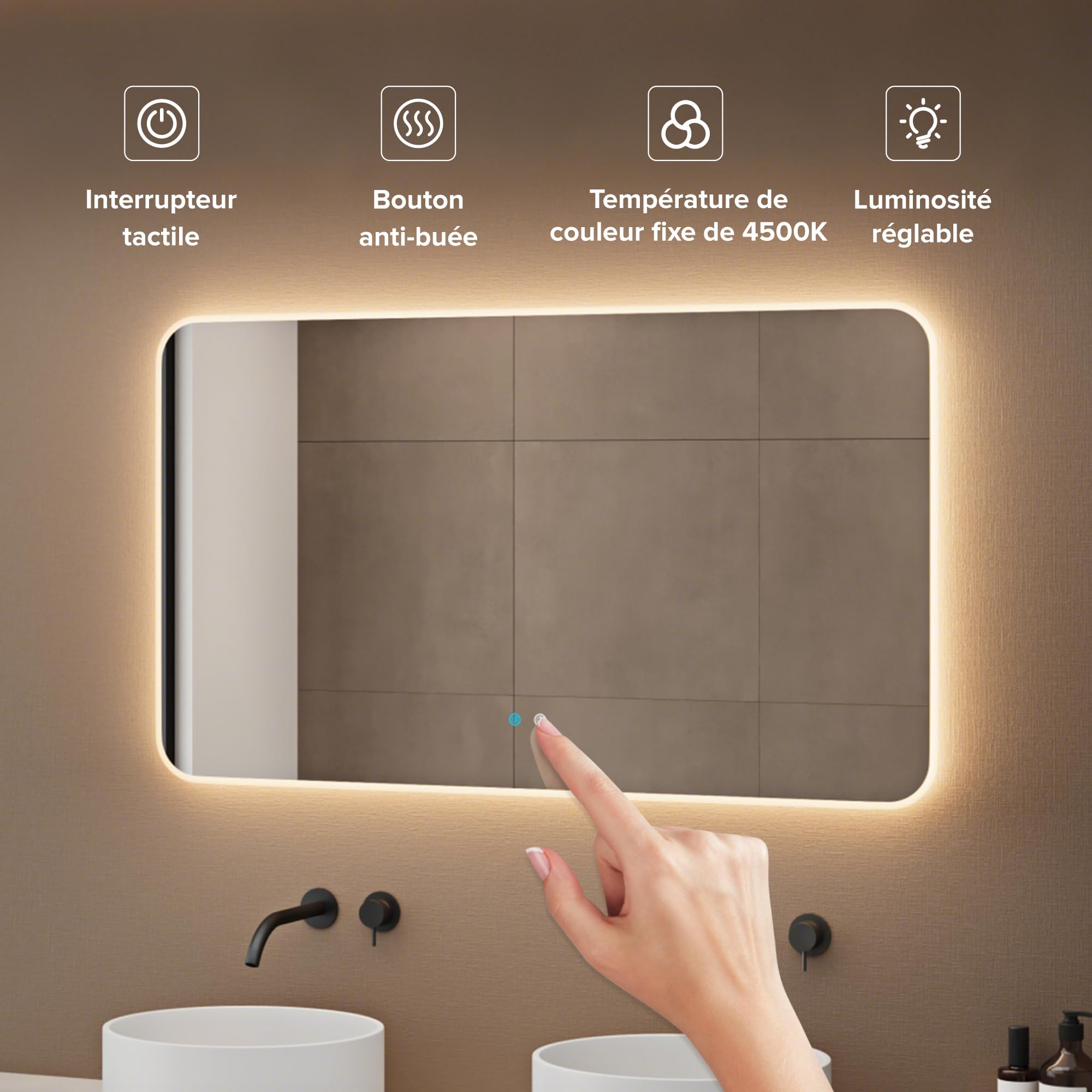 doporro-luz-miroir-salle-de-bain-led-80x60-tactile-antibu-e image 2