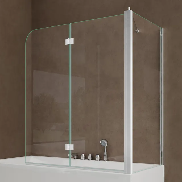 doporro-cortona-pare-baignoire-70x120x140cm-2-volets-verre image 1