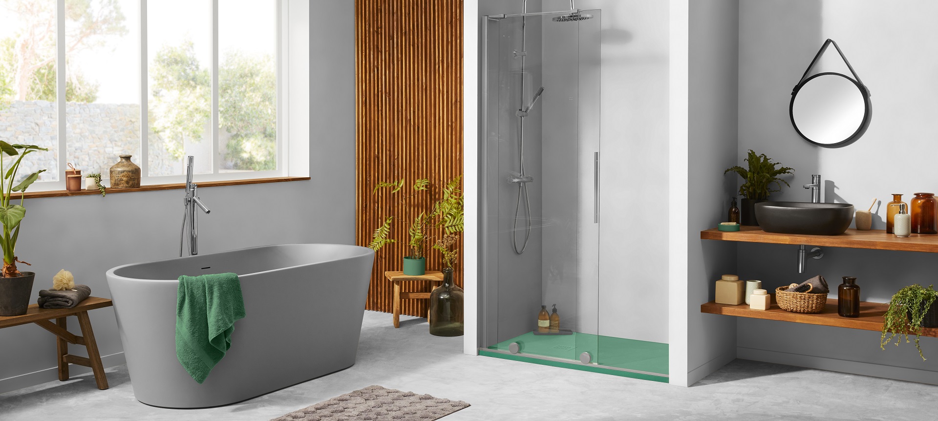 krone-sky-paroi-douche-walk-in-porte-coulissante image 1
