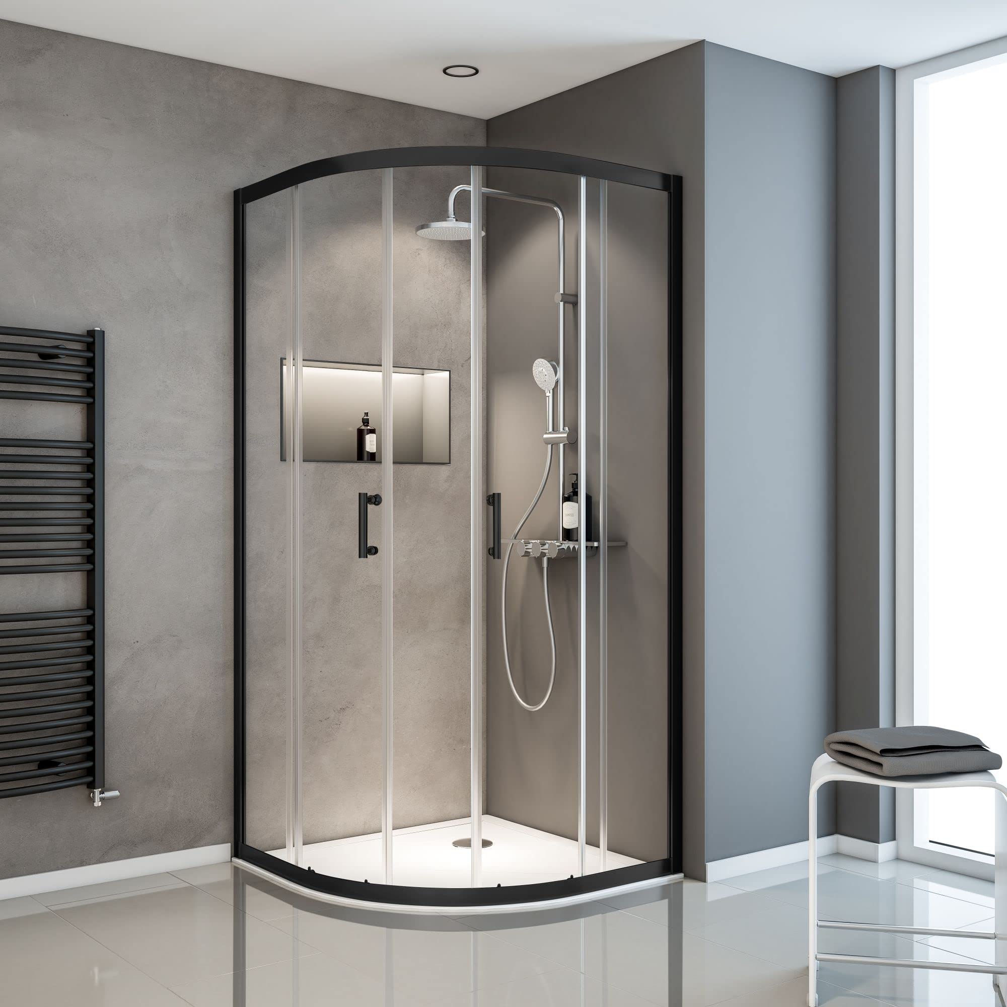 schulte-cabine-douche-angle-90x90x190cm-chrom-verre-5mm image 8