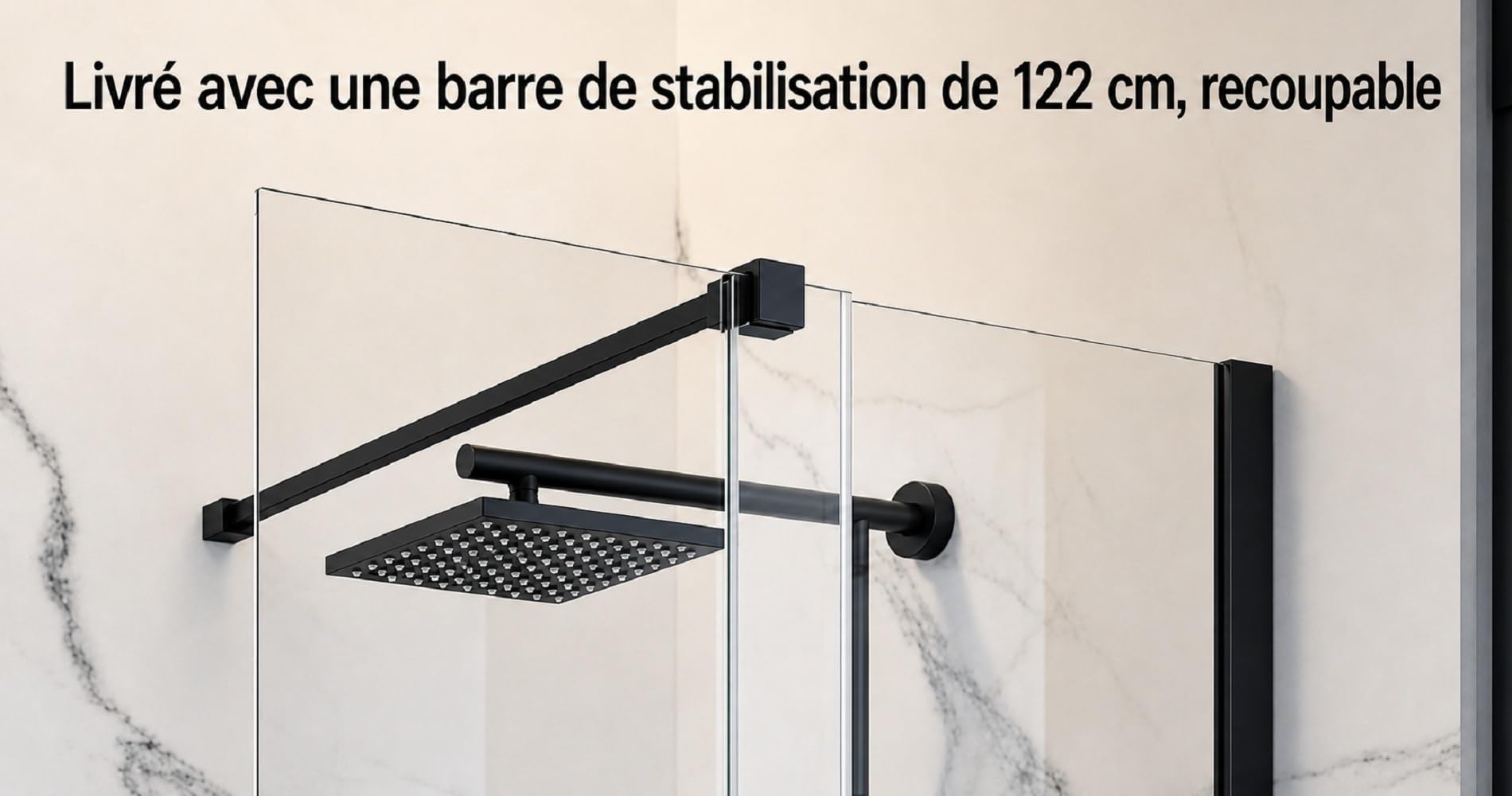 schulte-paroi-de-douche-italienne-100x200-cm-noire-verre-6-mm image 3