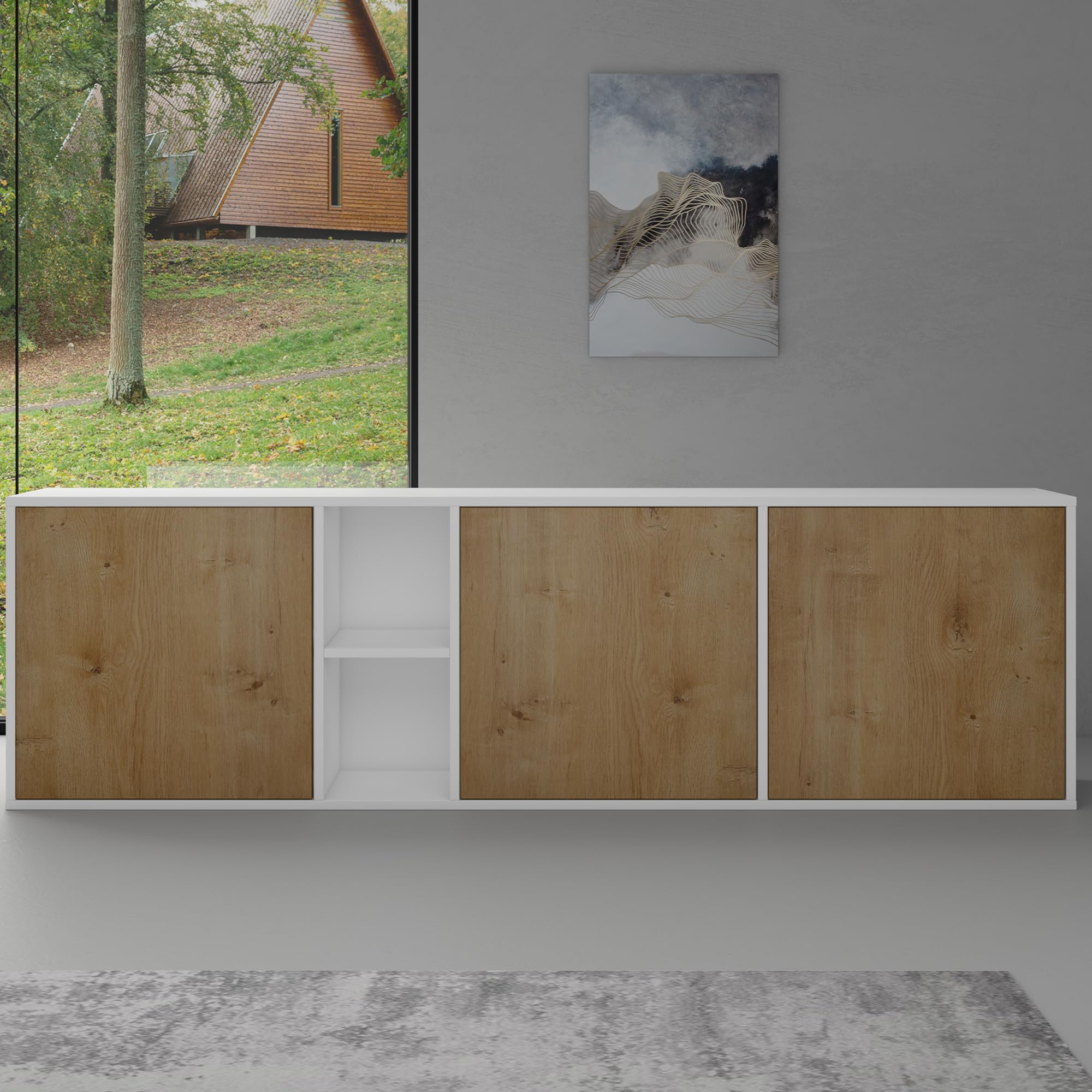 doporro-m-bel-buffet-bas-180cm-3-portes-blanc-ch-ne image 3