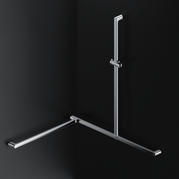 provex-serie-500-barre-d-appui-douche-aluminium-chrom-easy-clik image 1