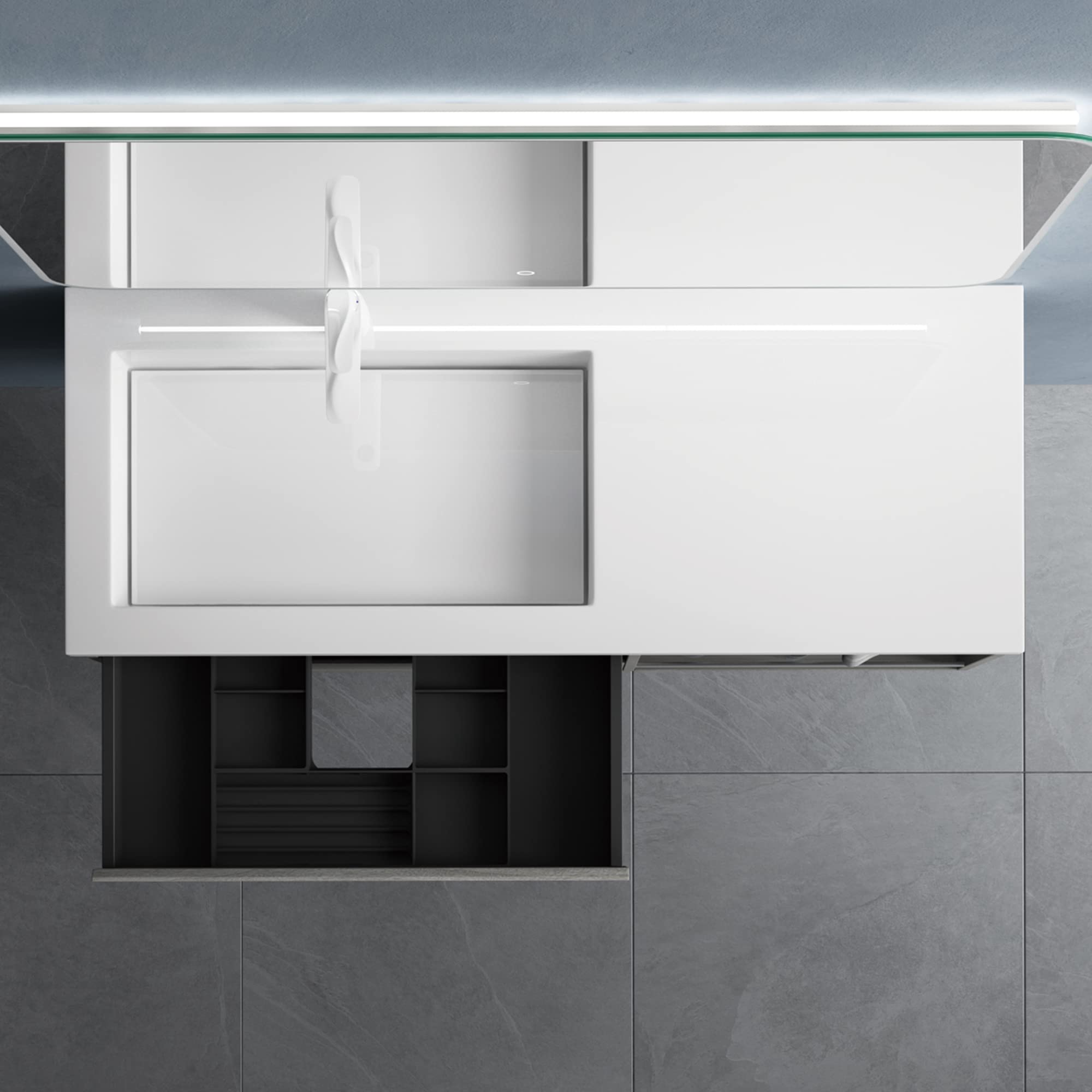 doporro-meuble-salle-de-bain-suspendu-120-cm-ch-ne-fonc image 5