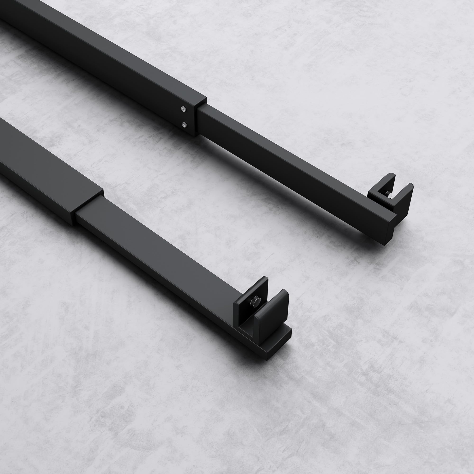 doporro-barre-de-stabilisation-noire-paroi-de-douche-verre-fixe image 5