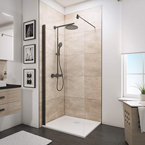 schulte-black-style-walk-in-paroi-douche-90x190-noir image 7