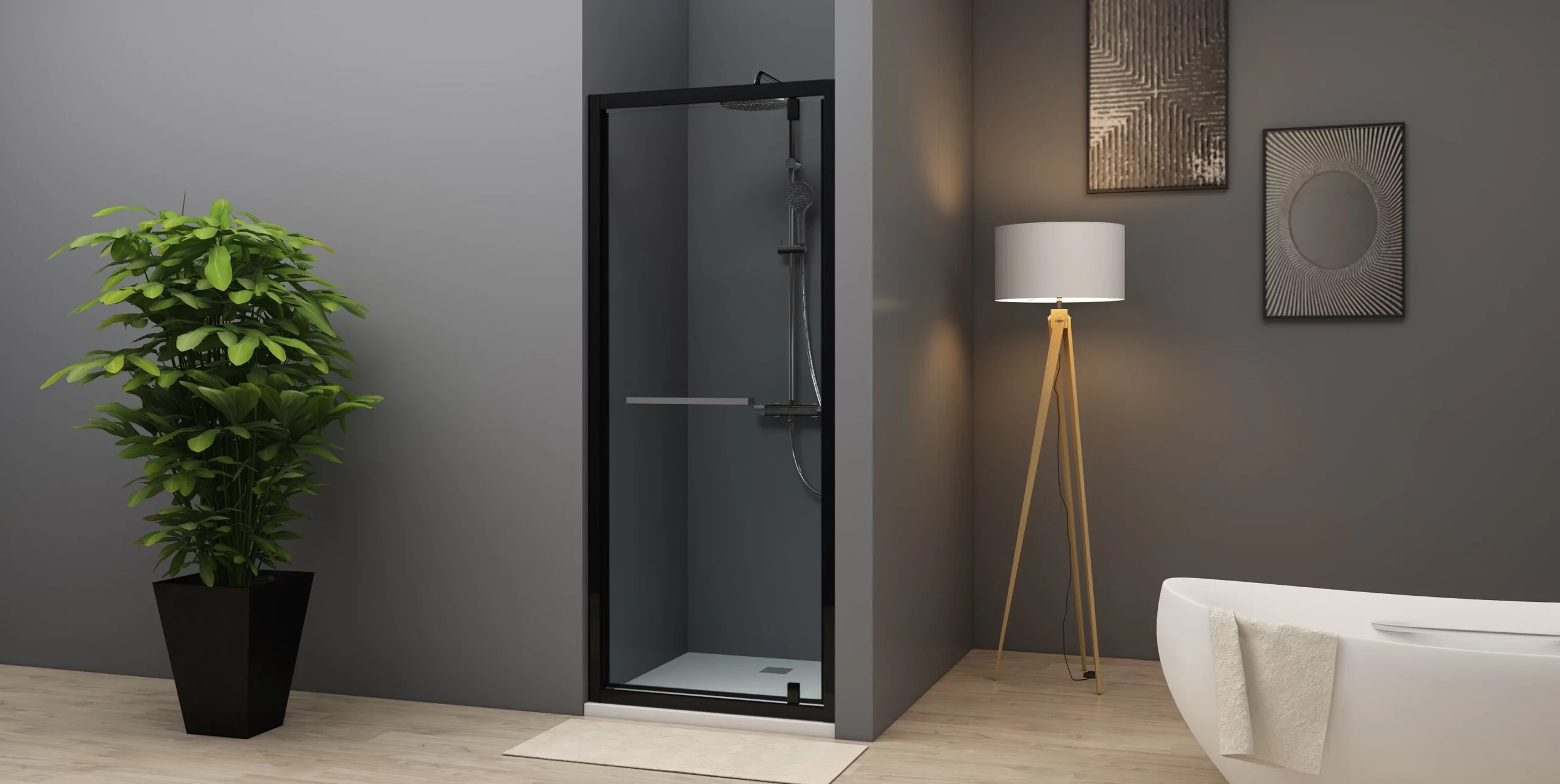 krone-time-porte-pivotante-douche-niche-verre image 2