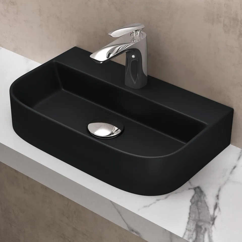 doporro-lavabo-poser-38x23-5-cm-noir-mat-c-ramique image 1